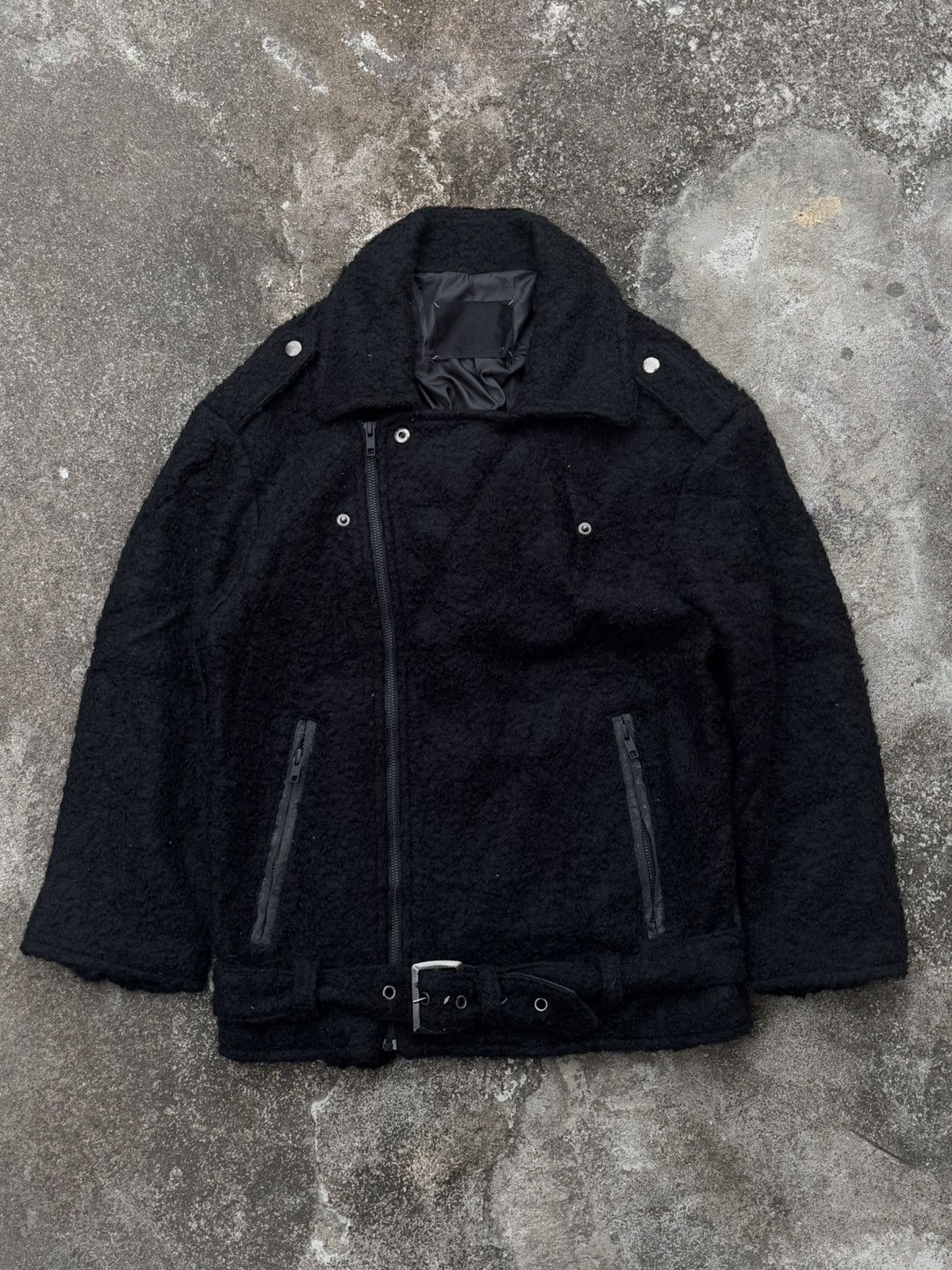 Japanese Brand ASYMMETRICAL JEANASIS WOOL GOTHIC JACKET Size US M / EU 48-50 / 2 - 1 Thumbnail