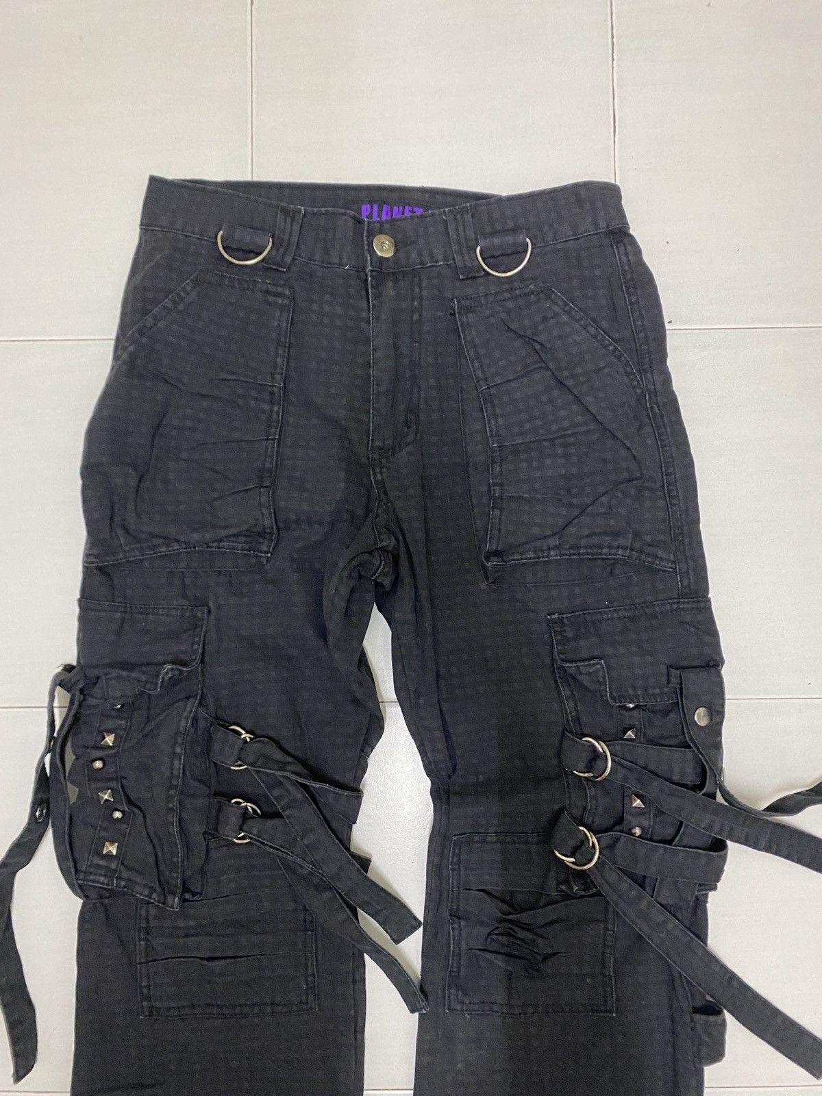 Vintage Vintage PLANET FIVE Bondage Punk Style Pants Size US 30 / EU 46 - 3 Thumbnail