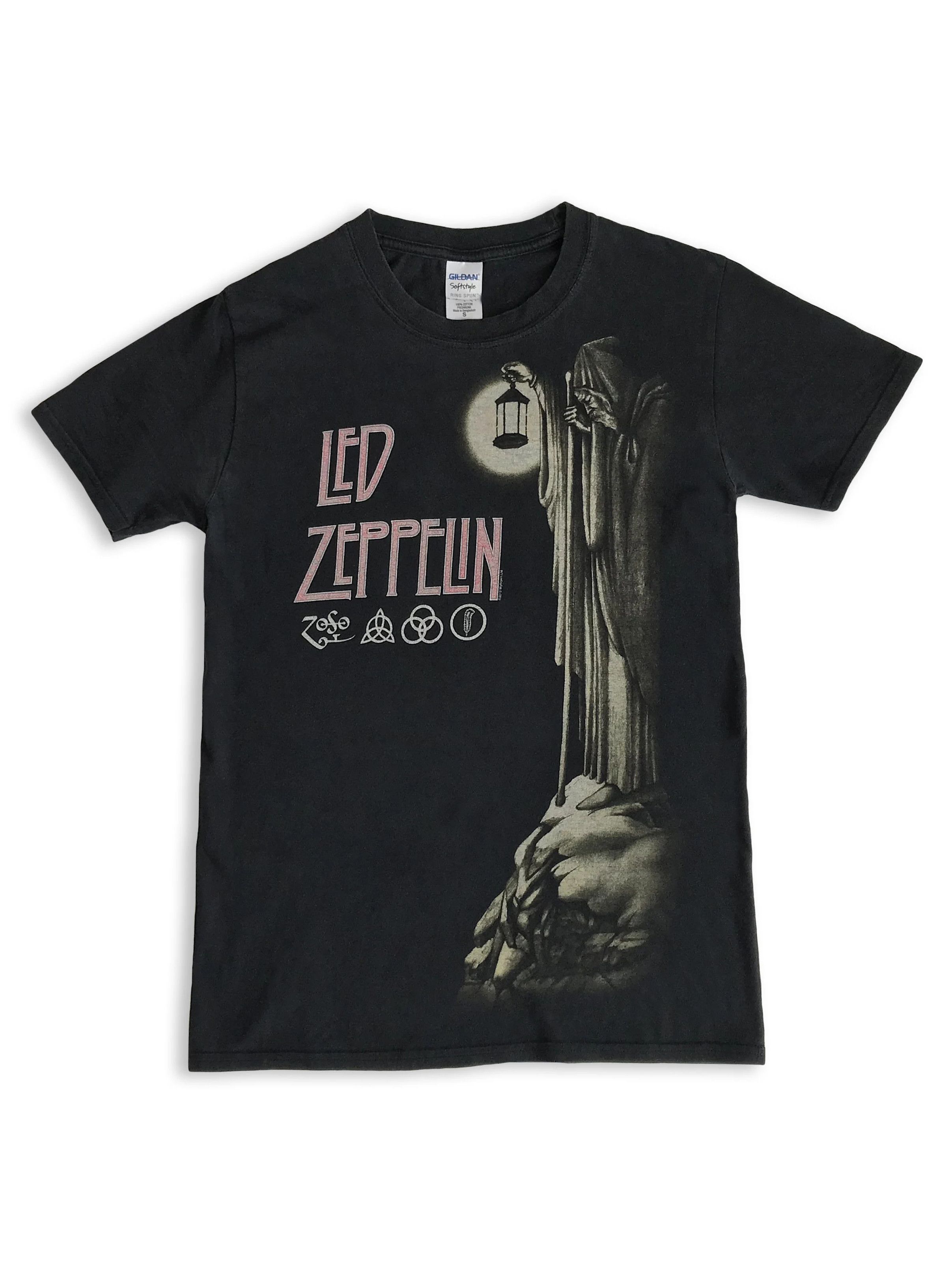 Gildan 2012 LED ZEPPELIN T Shirt Hermit Rock Band Tee Y2K Cotton Size US S / EU 44-46 / 1 - 1 Thumbnail