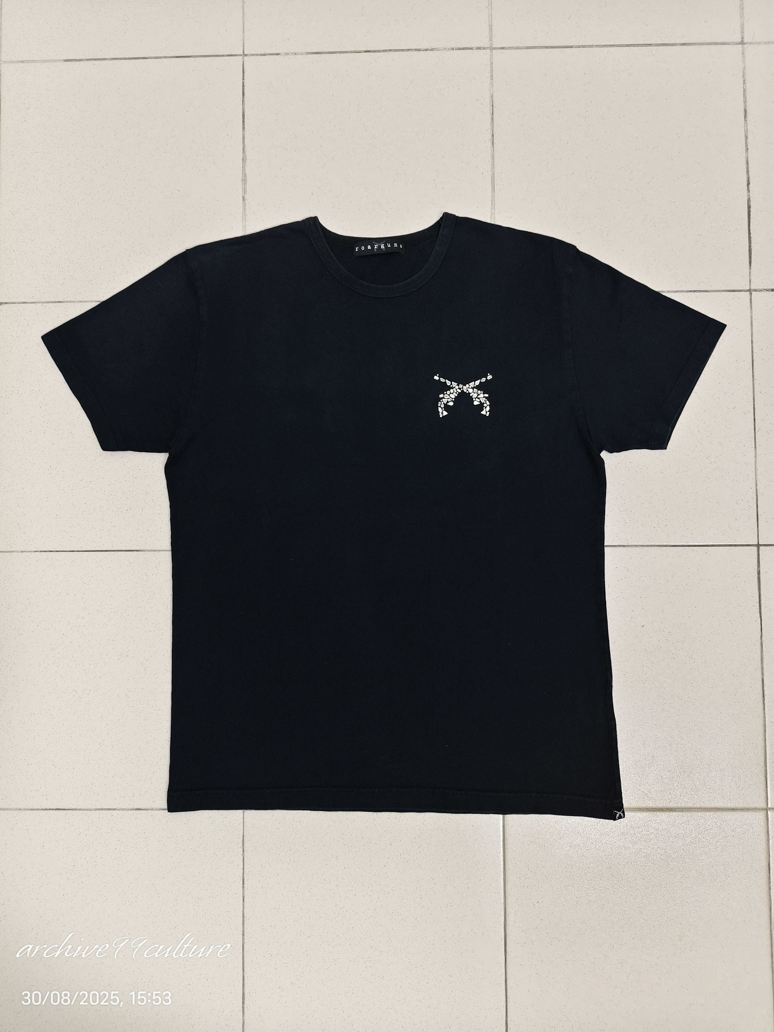 roarguns Archive FW2000 Roarguns Swarovski crystal logo's t shirt Size US L / EU 52-54 / 3 - 1 Thumbnail