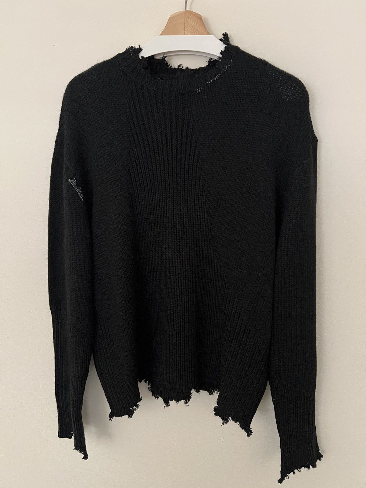 C2H4 C2H4 Arc Sculpture Distressed Sweater Size US XS / EU 42 / 0 - 1 Thumbnail