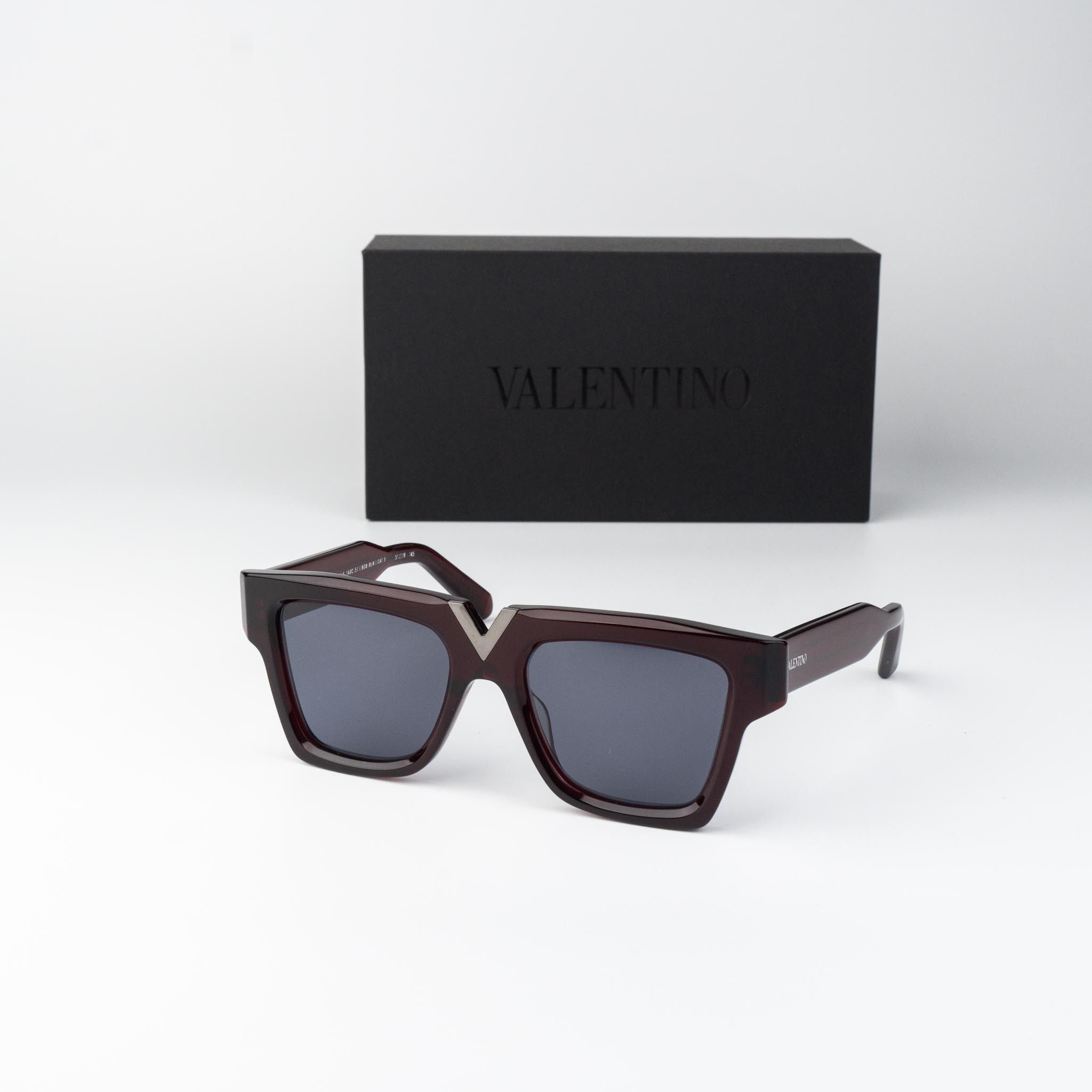 Valentino Valentino Women Sunglasses Grey Square V-GOLD I VLS-162 C Size ONE SIZE - 1 Thumbnail