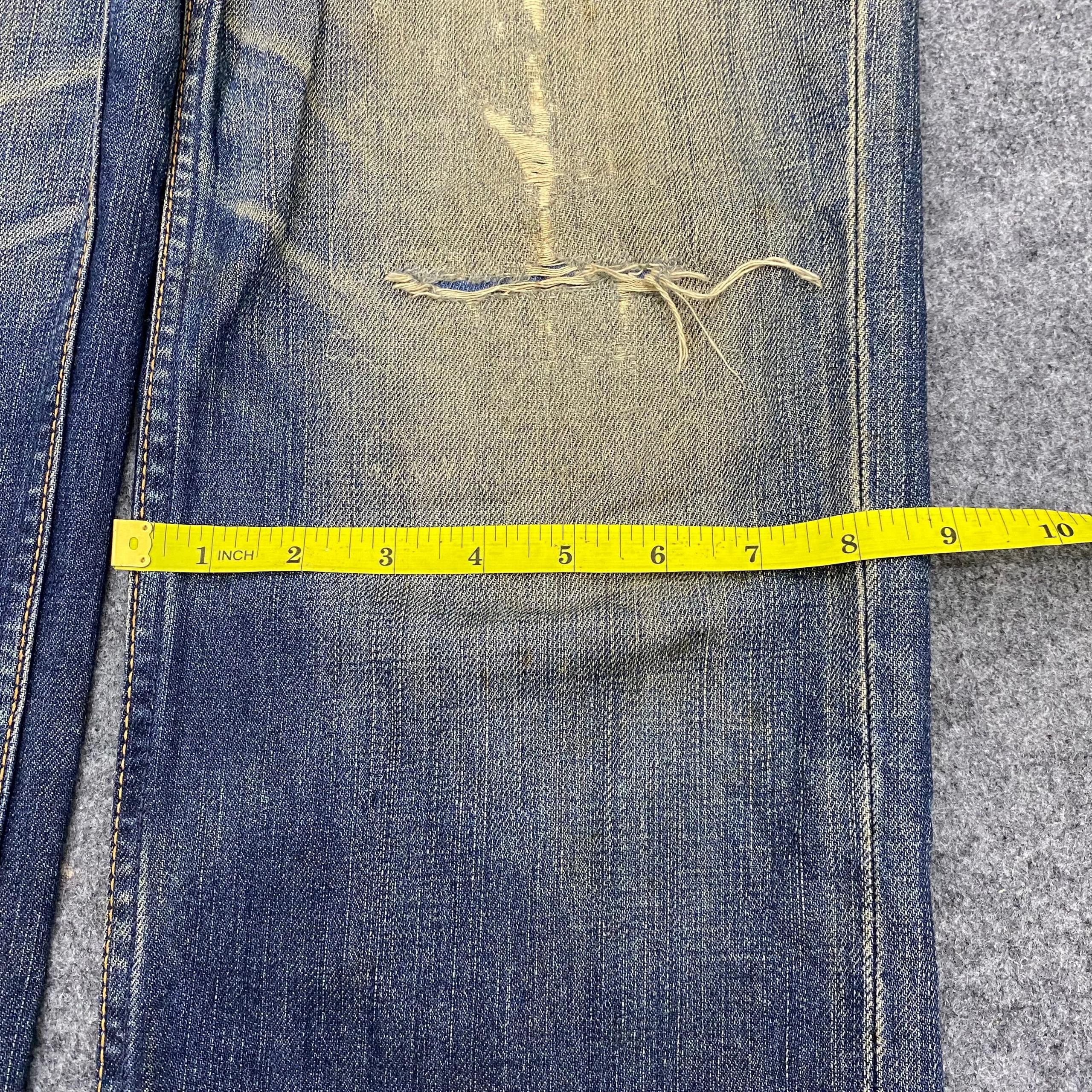 Levi's Vintage Levis 702 Distressed Denim Kurt Cobain Style Size US 30 / EU 46 - 6 Thumbnail