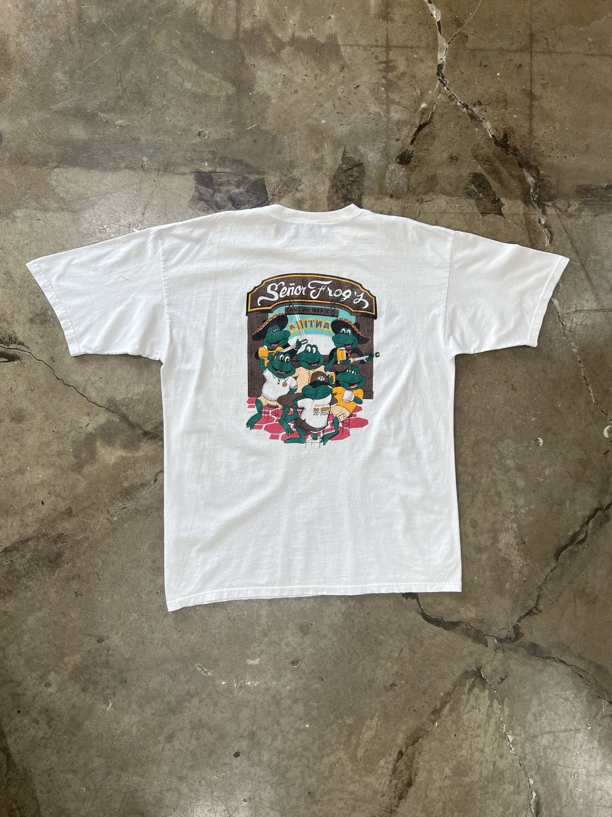Vintage Vintage Senor Frog's Mexico Vacation Tee XXL Size US XXL / EU 58 / 5 - 2 Thumbnail