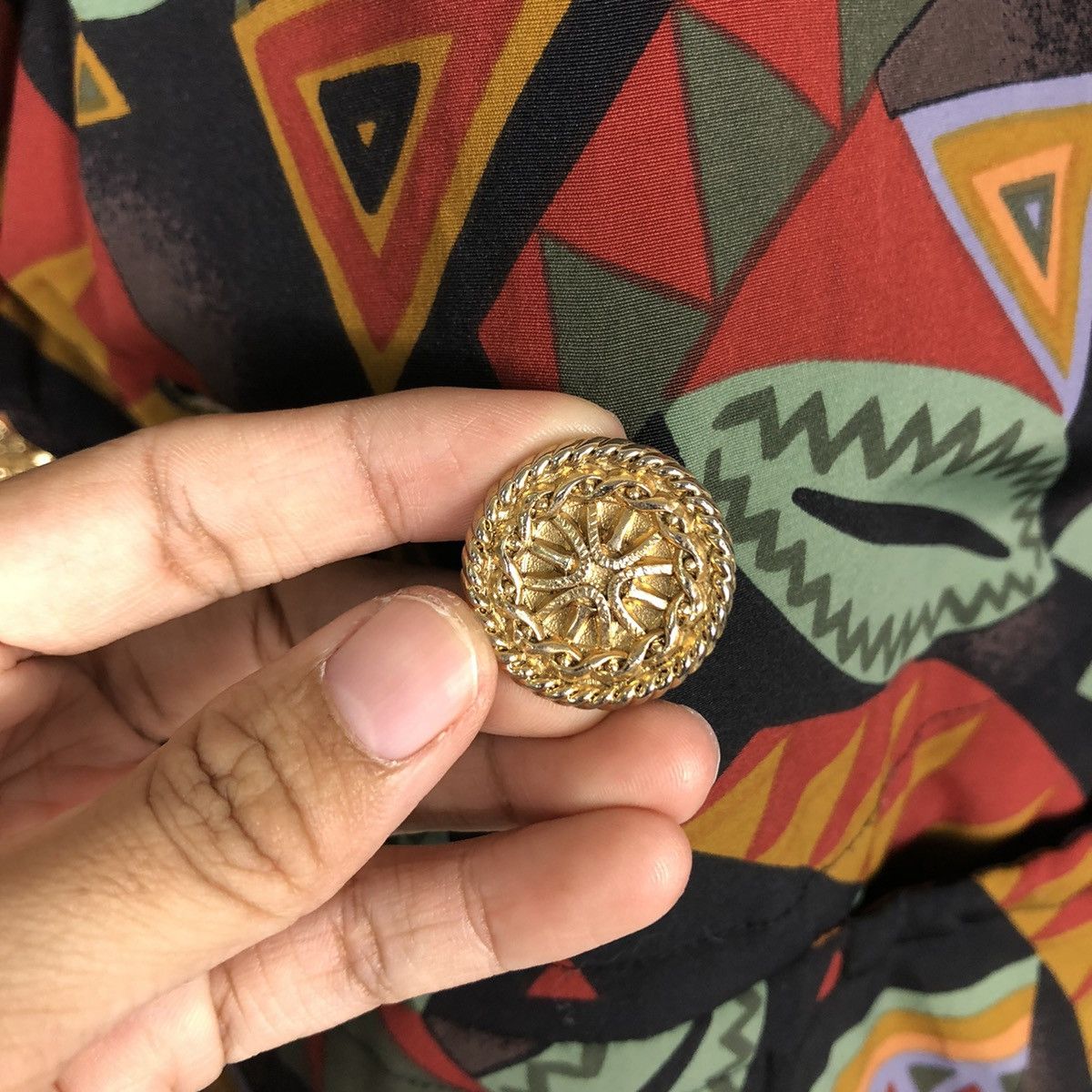 Japanese Brand 🔥Vintage Full Print Button Jacket Navajo Native Kapital Size US M / EU 48-50 / 2 - 16 Thumbnail