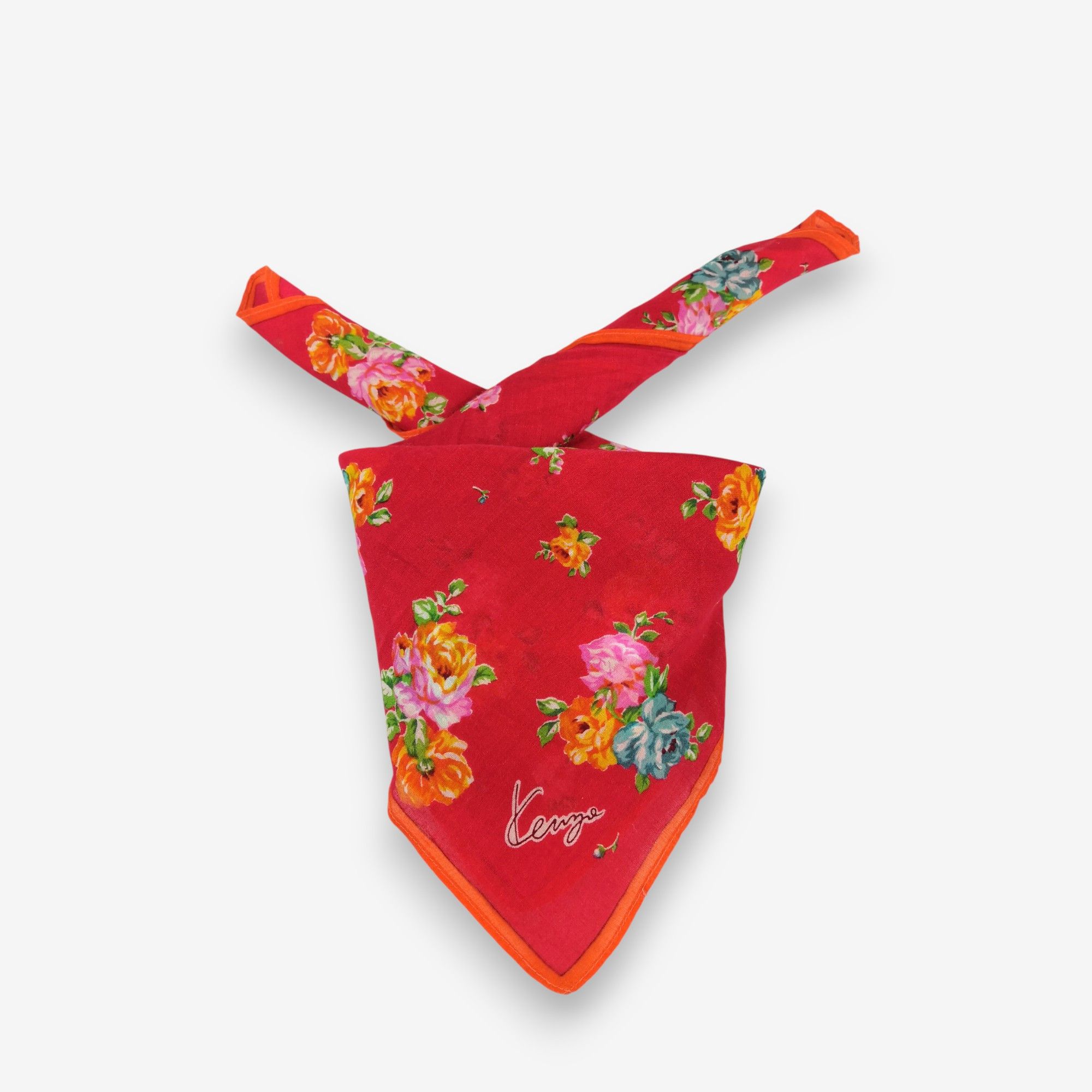 Kenzo Vintage Kenzo Handkerchief Pocket Square Bandana Size ONE SIZE - 1 Thumbnail