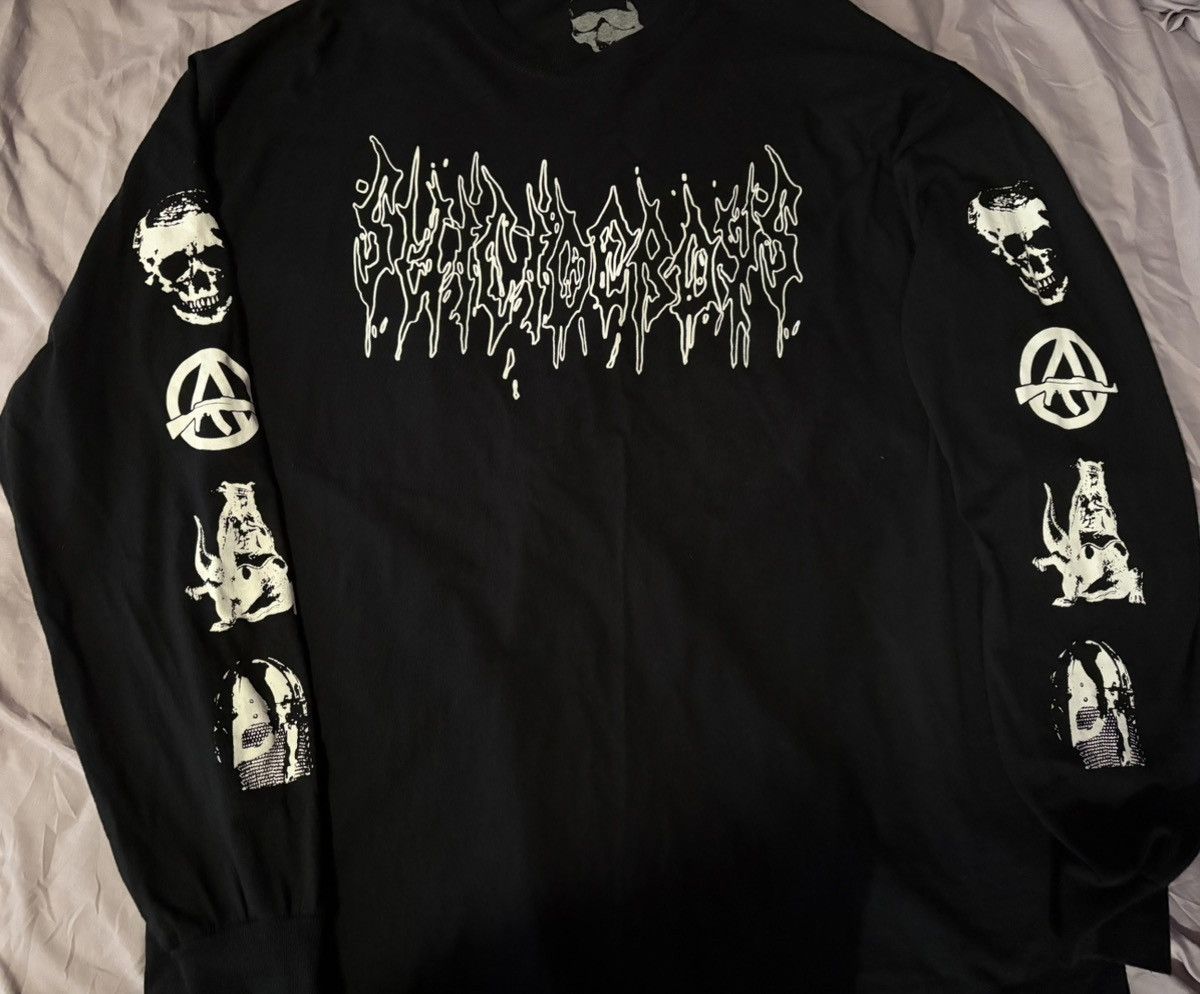 Fuck The Population × G59 Records G59 Grey Day Tour 2021 Long Sleeve Size US XL / EU 56 / 4 - 1 Thumbnail
