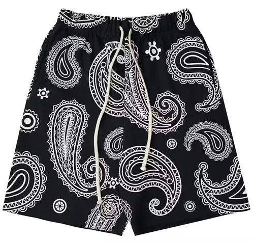 Japanese Brand × Vintage Paisley Bandana Shorts Size US 32 / EU 48 - 1 Thumbnail