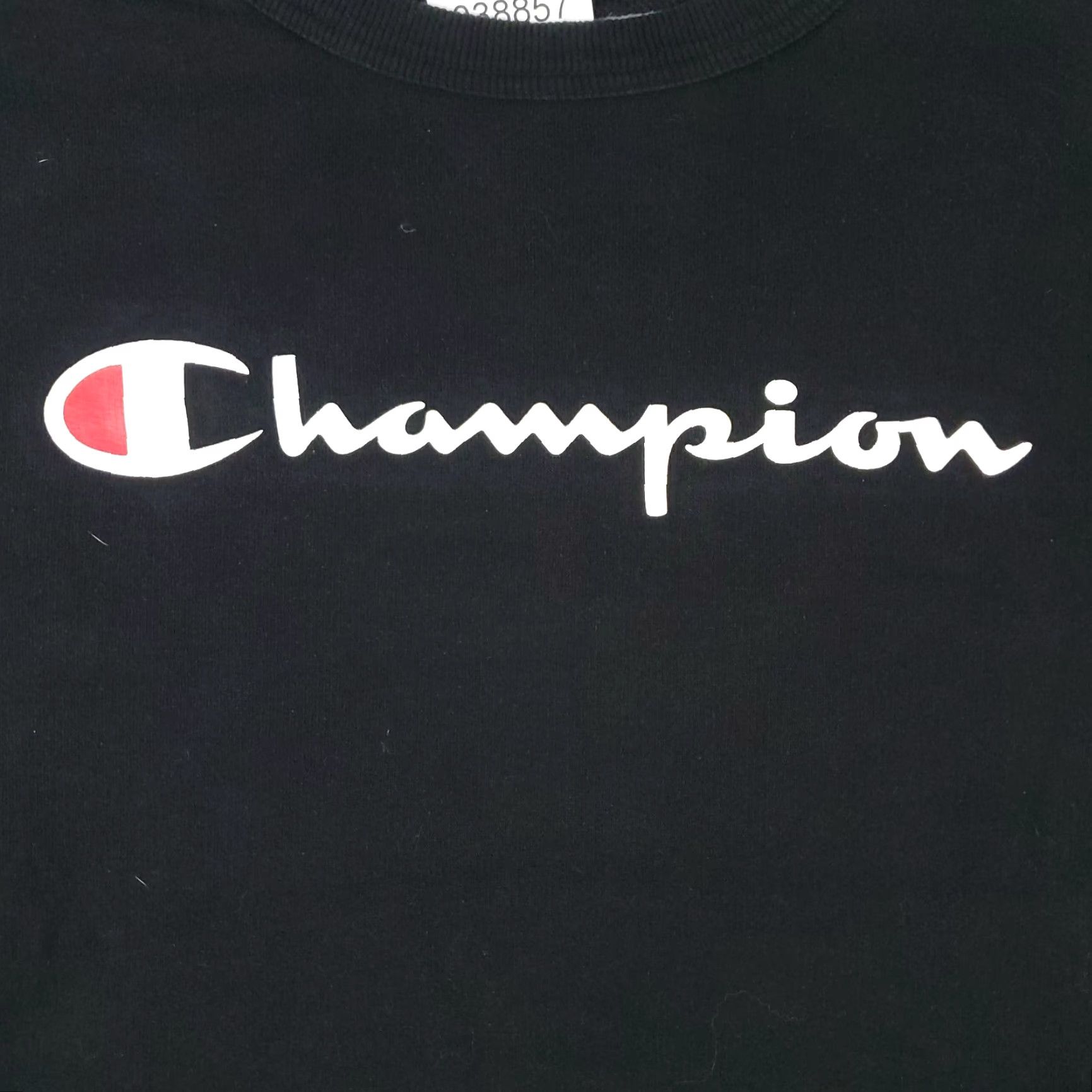Champion Champion Pullover Sweatshirt Mens Large Black Casual Long Sleeve Mock Neck Size US L / EU 52-54 / 3 - 2 Thumbnail