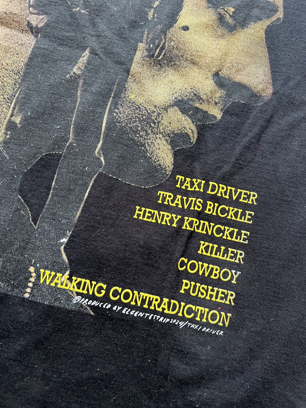 Vintage Taxi Driver 1976 movie robert de niro martin scorsese tshirt Size US XL / EU 56 / 4 - 6 Thumbnail