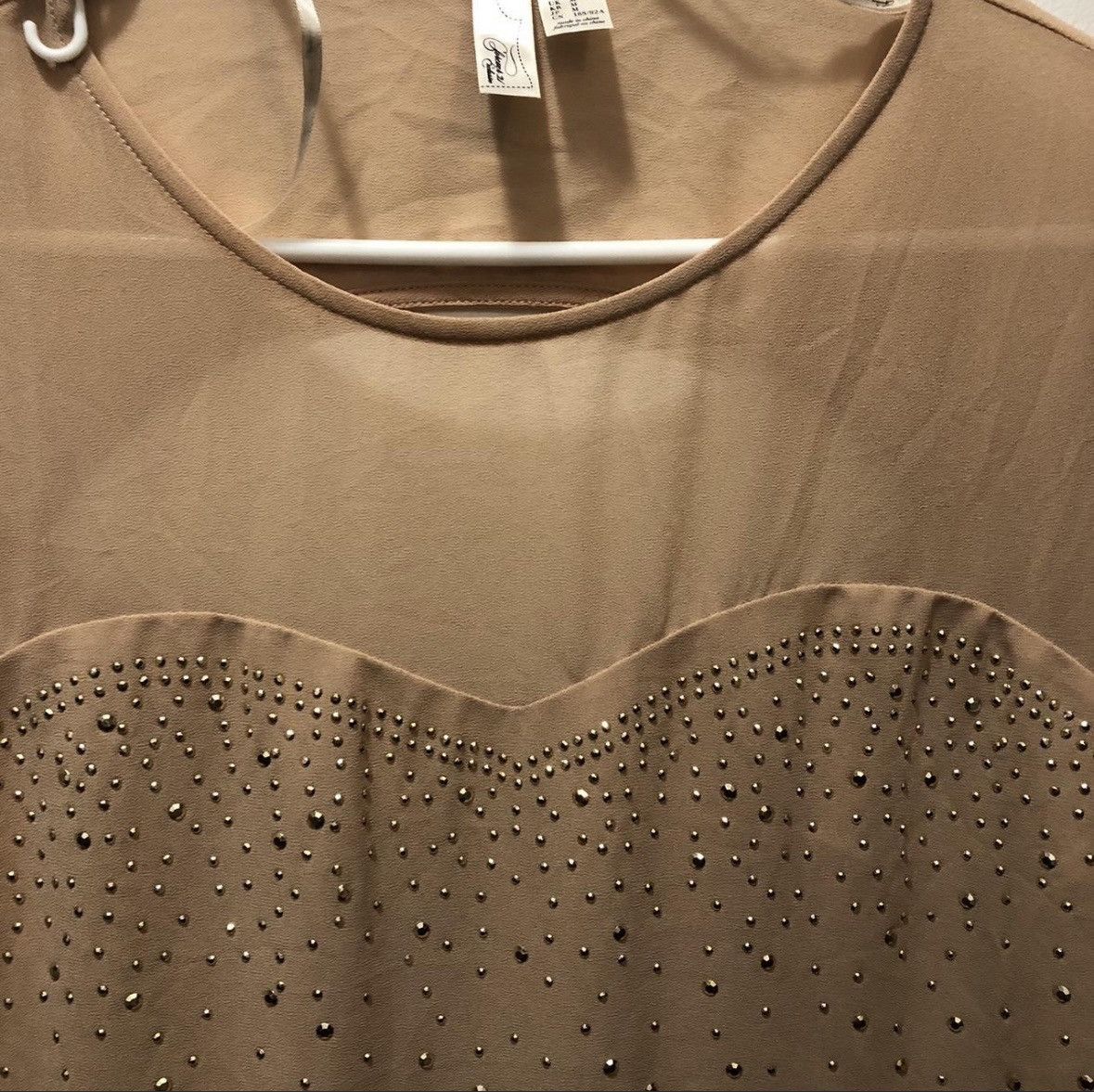 Forever 21 Beige pinkish sheer dress forever 21 Size M / US 6-8 / IT 42-44 - 2 Thumbnail