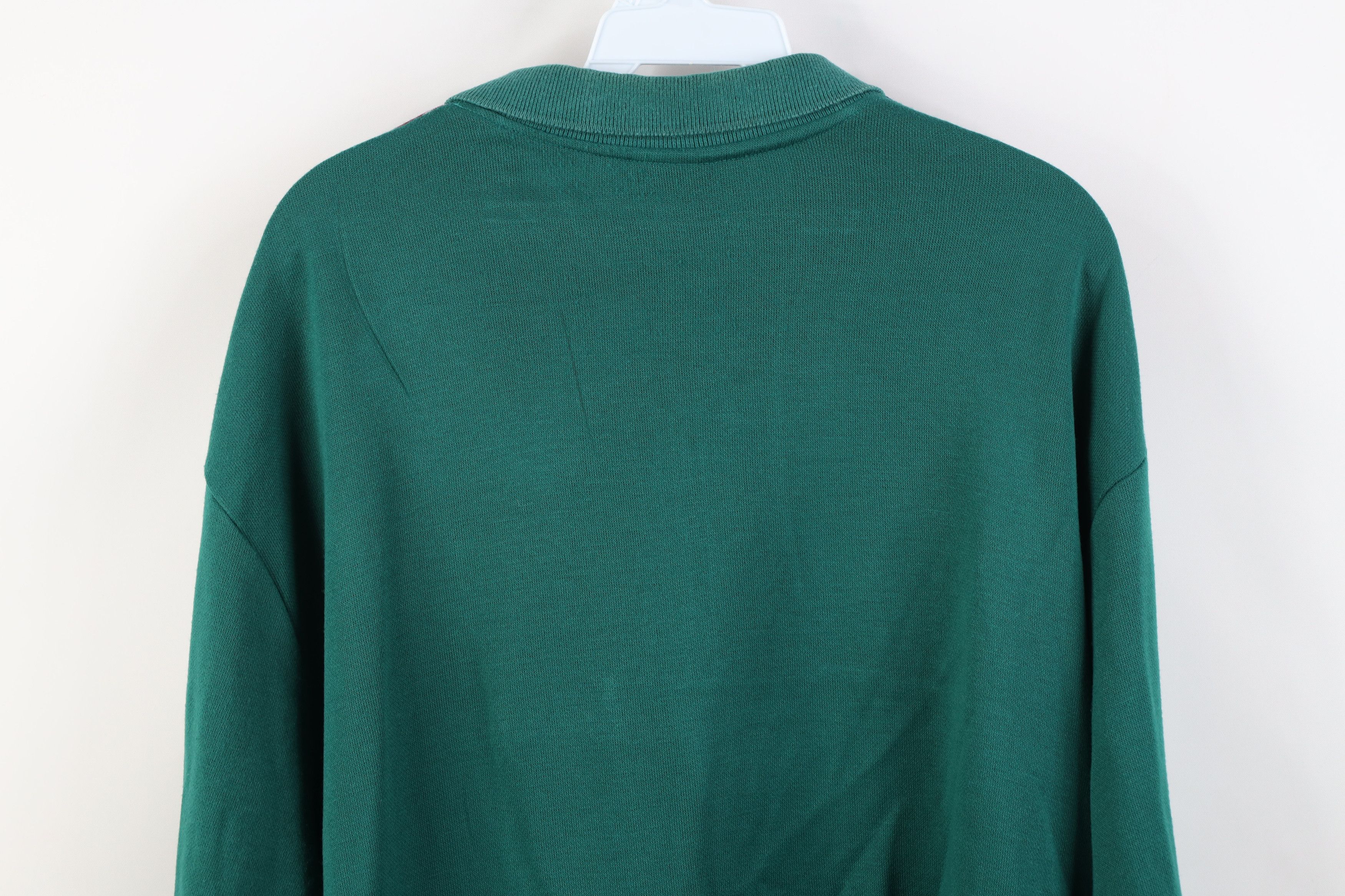 Vintage Vintage 90s Streetwear Lightweight Collared Sweatshirt USA Size US XL / EU 56 / 4 - 14 Thumbnail