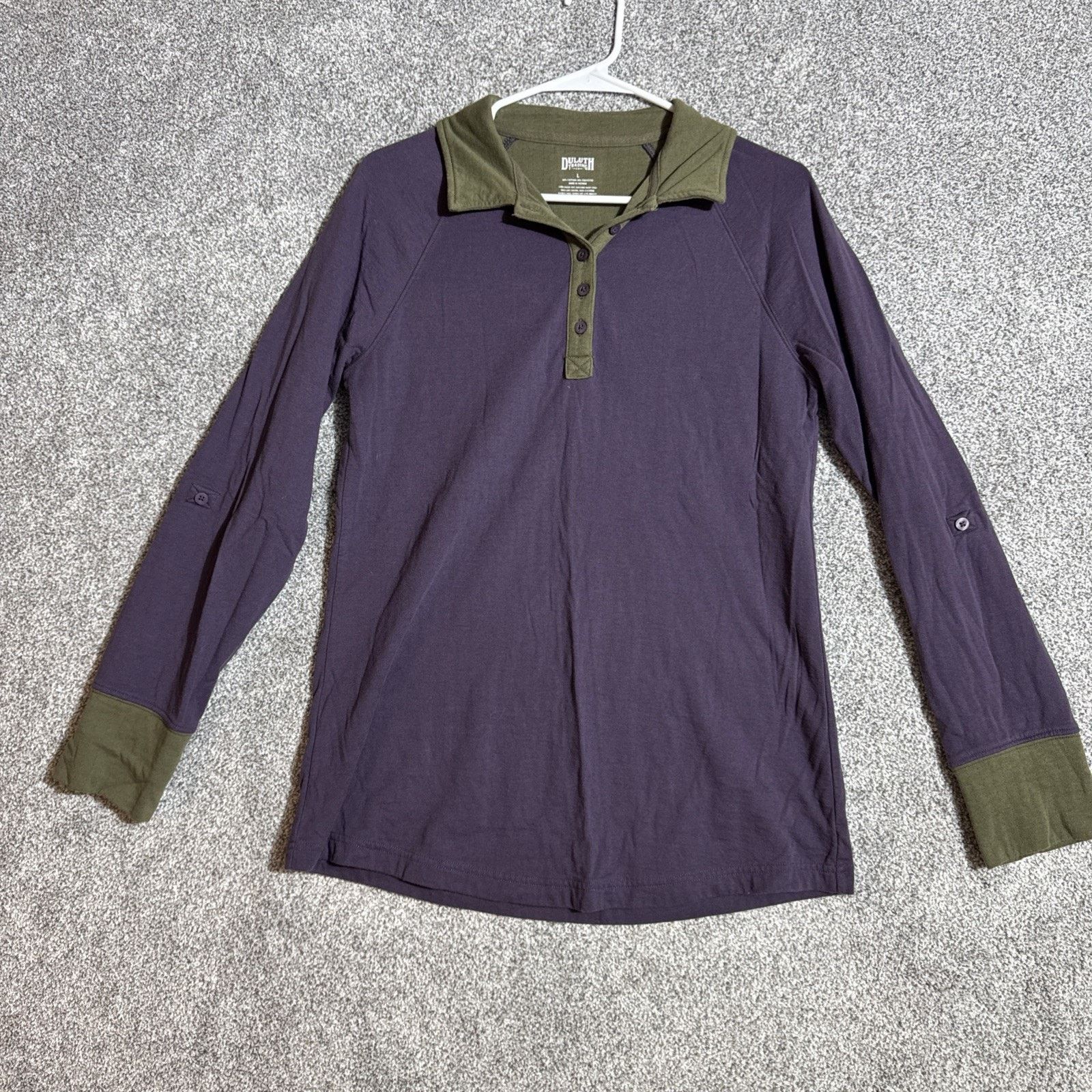 Duluth Trading Company Duluth Henley Shirt Mens Large Gorpcore Rugged Workwear Size US L / EU 52-54 / 3 - 1 Thumbnail