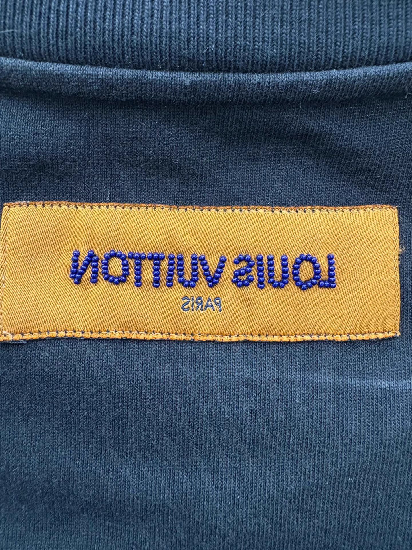 Louis Vuitton LV SS24 beaded logo crew short sleeve tee black XL Size US XL / EU 56 / 4 - 7 Thumbnail