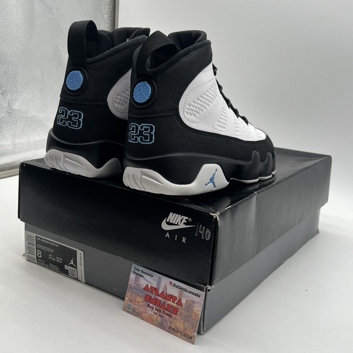 Jordan Brand Air Jordan 9 university blue Size US 8 / EU 41 - 5 Thumbnail