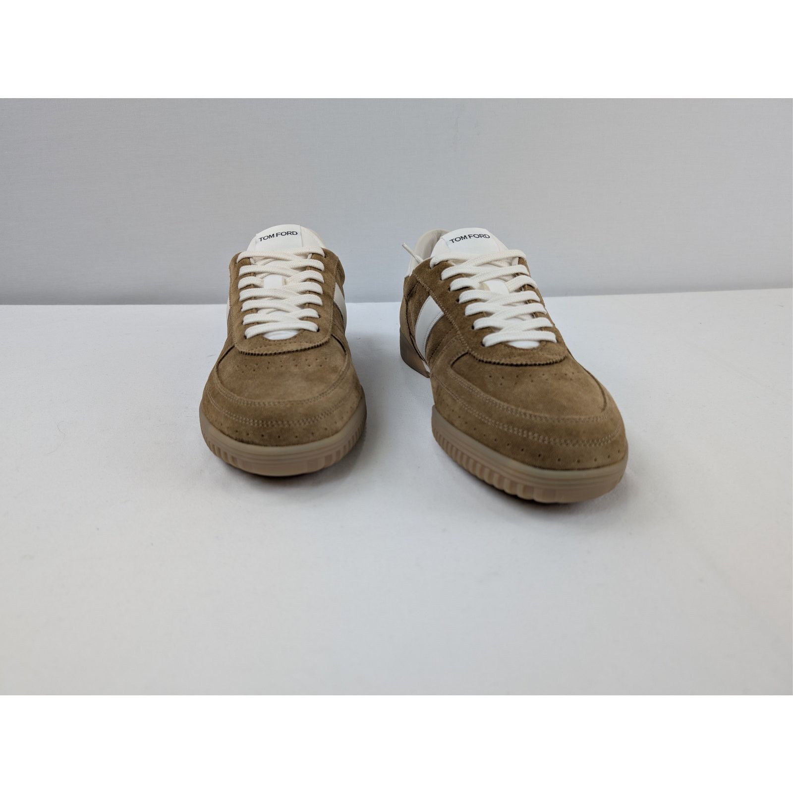 Tom Ford o1rshd1 Terence low-top sneakers in tan suede/white leather Size US 9.5 / EU 42-43 - 5 Thumbnail