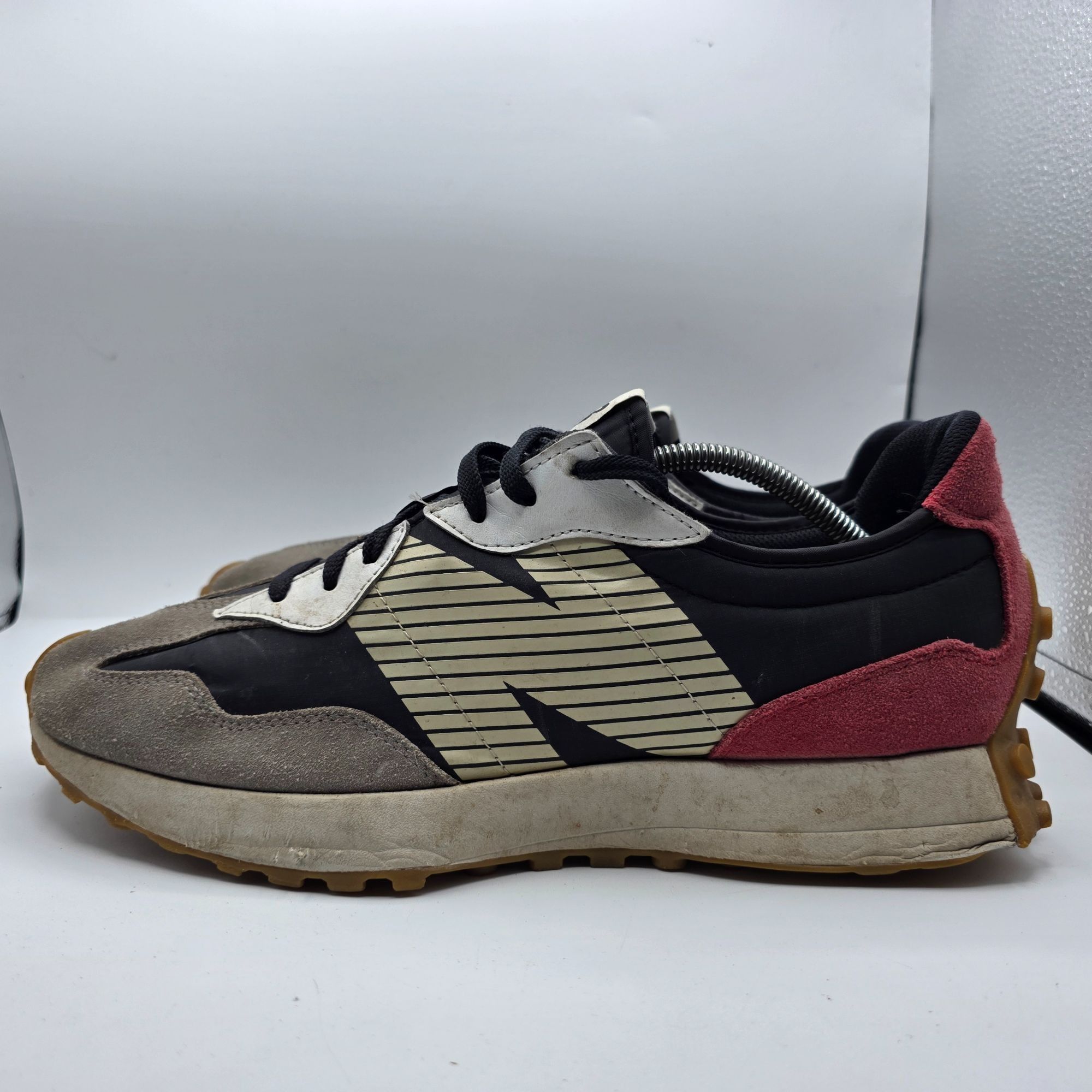 New Balance New Balance 327 Black Team Red Mens Size 13 Shoes Retro Runn Size US 13 / EU 46 - 13 Thumbnail