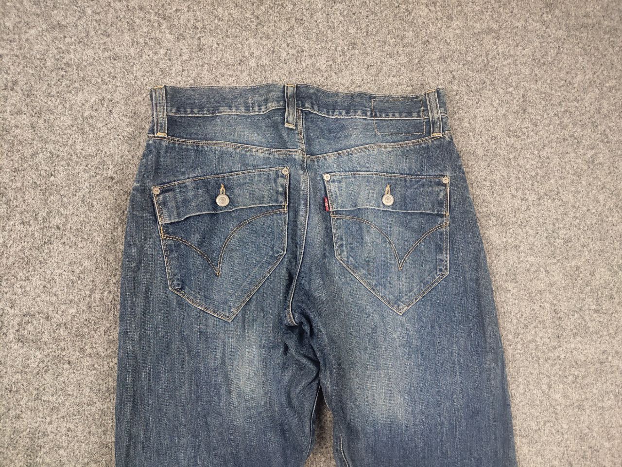 Levi's Rare Vintage 90s Levis Engineered Denim Jeans Twisted Faded Size US 32 / EU 48 - 3 Thumbnail