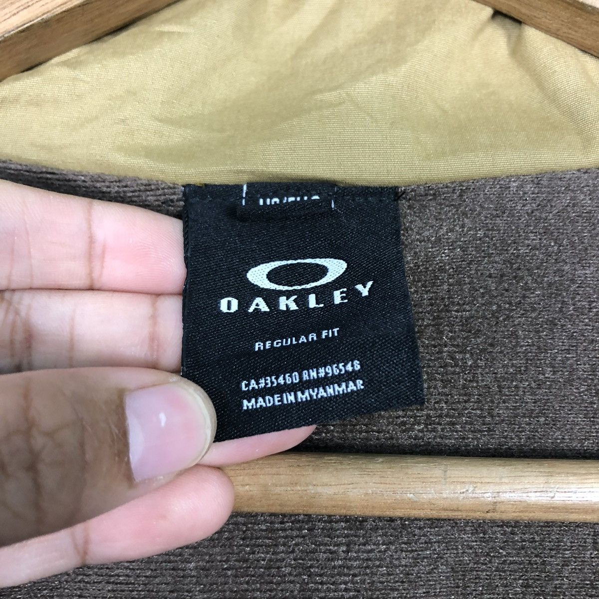 Oakley 🔥RICH BROWN METALLIC ZIPPER JACKET OAKLEY RARE DESIGN Size US M / EU 48-50 / 2 - 20 Thumbnail