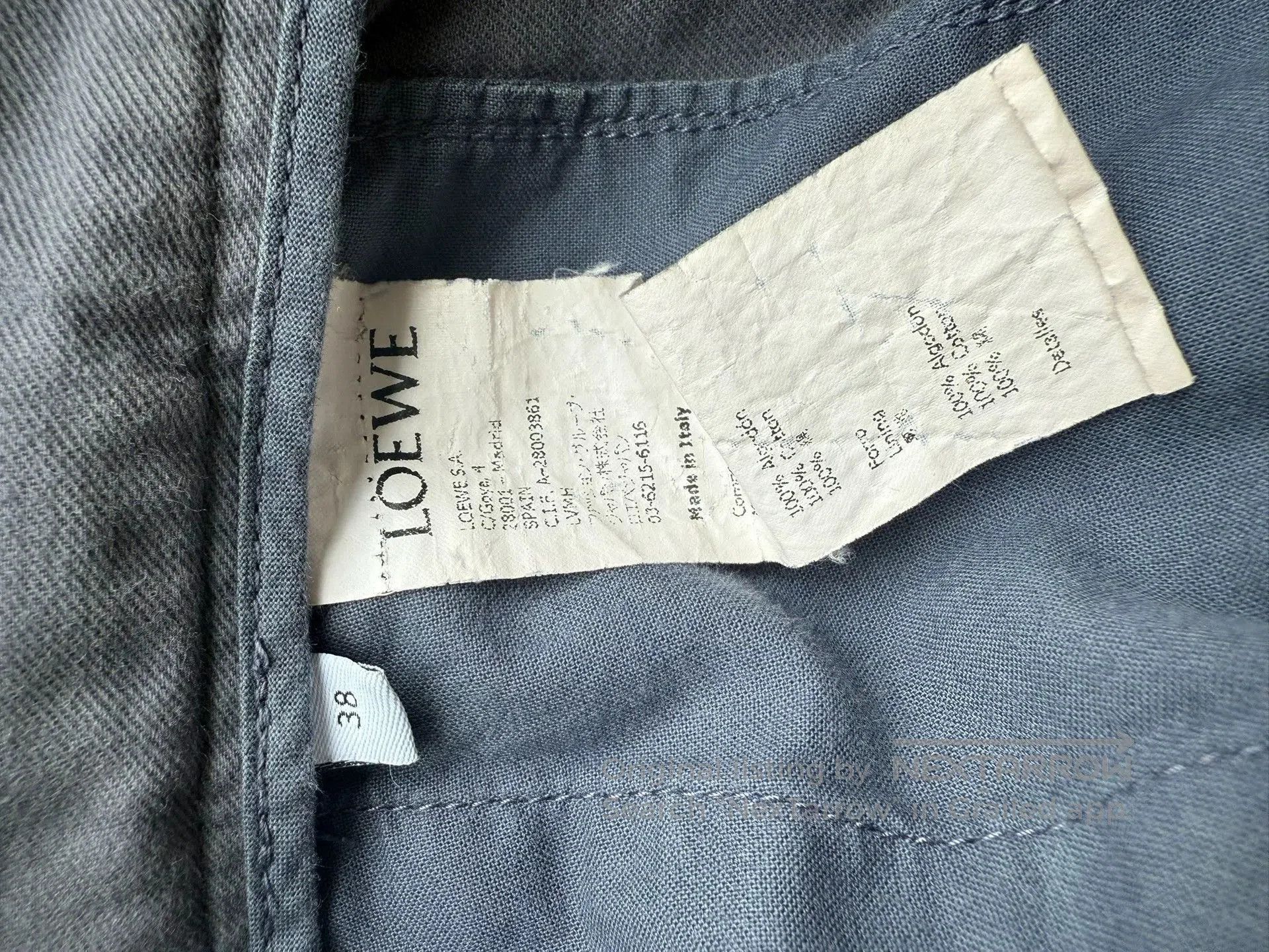 Loewe Loewe Logo Utility Pants Size 38. Size US 38 / EU 54 - 4 Thumbnail