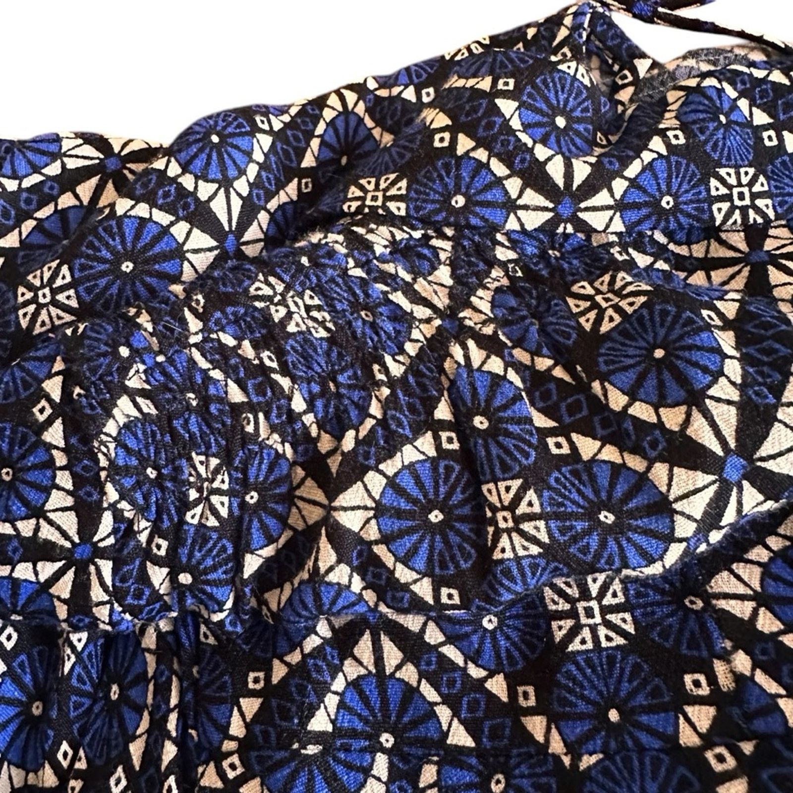 Free People Free People Melody Mosaic Mini Dress – Blue/Black – Size 2 Size XS / US 0-2 / IT 36-38 - 7 Thumbnail