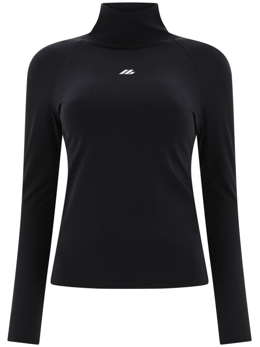 Balenciaga o1s1wg110126 Activewear Turtleneck Sweater in Black Size S / US 4 / IT 40 - 1 Thumbnail
