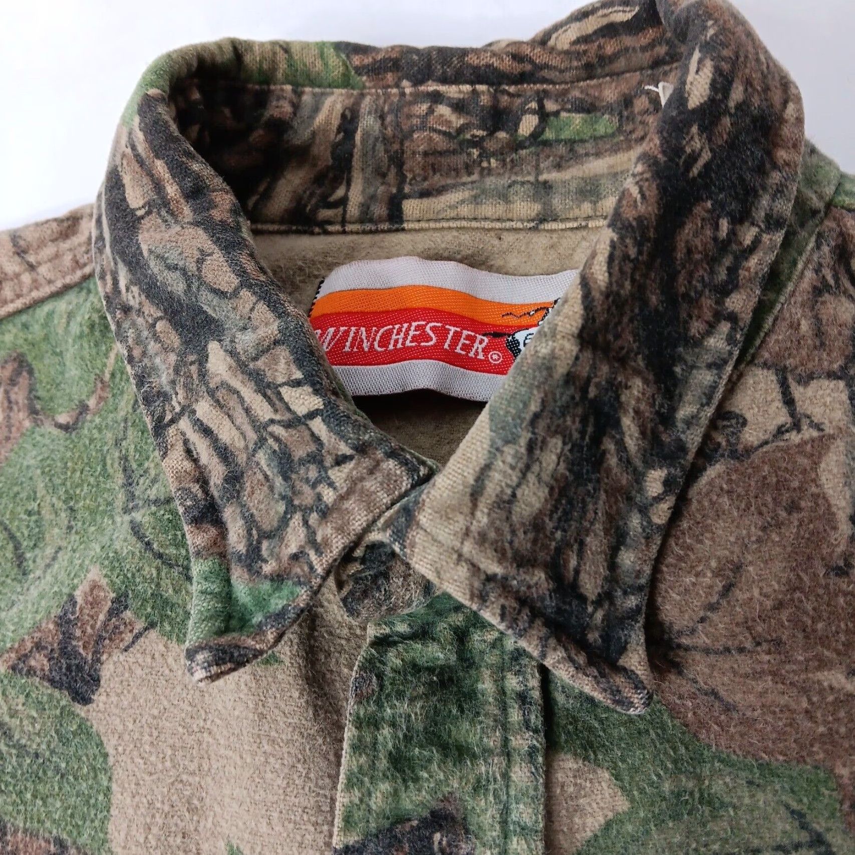 Vintage VINTAGE Winchester Hunting Shirt Men XL Long Sleeve Tree Camo Chamois Flannel Size US XL / EU 56 / 4 - 6 Thumbnail