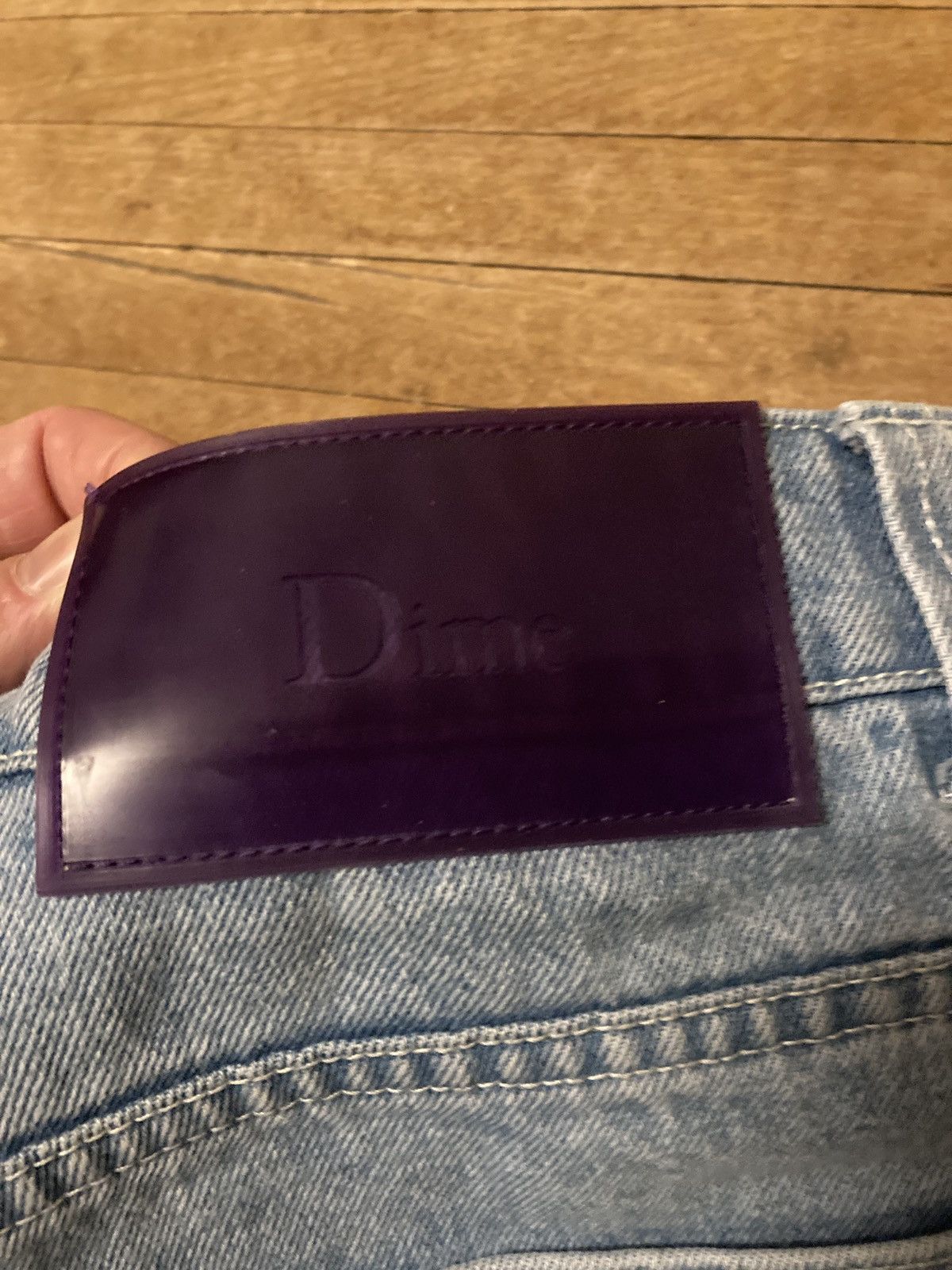 Dime Baggy light wash jean *HEMMED Size US 32 / EU 48 - 7 Thumbnail