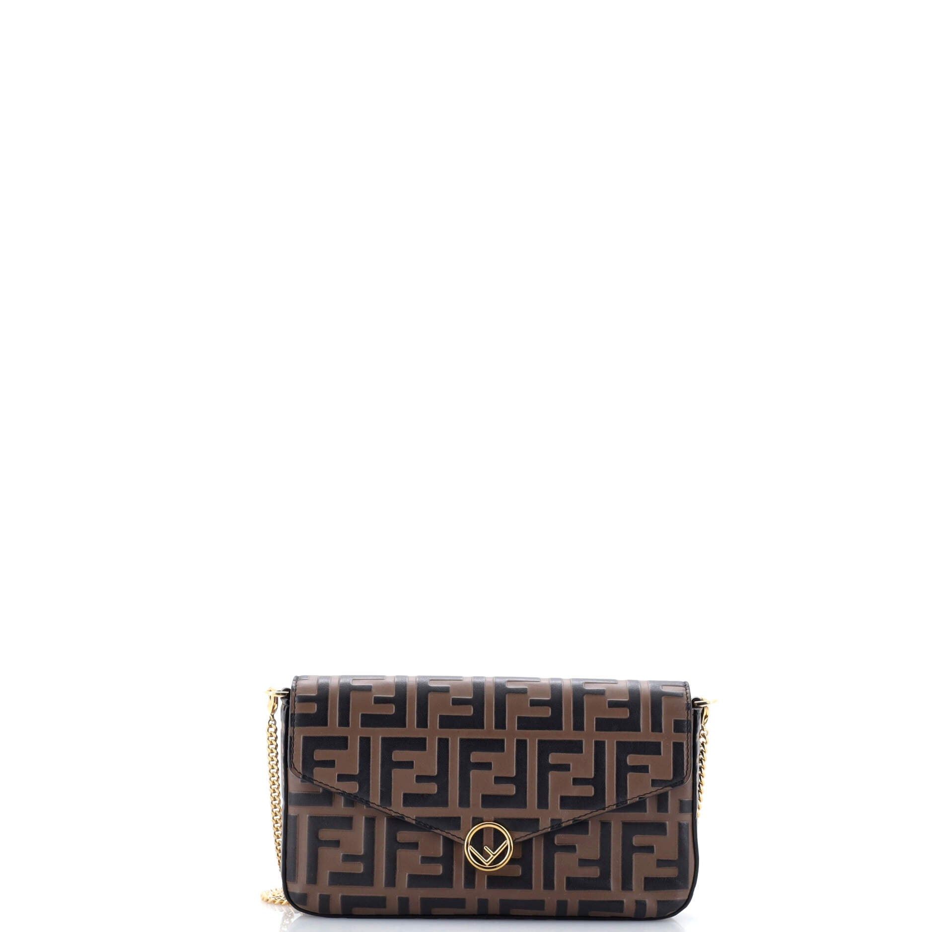 Fendi F is Envelope Clutch on Chain Size ONE SIZE - 1 Thumbnail