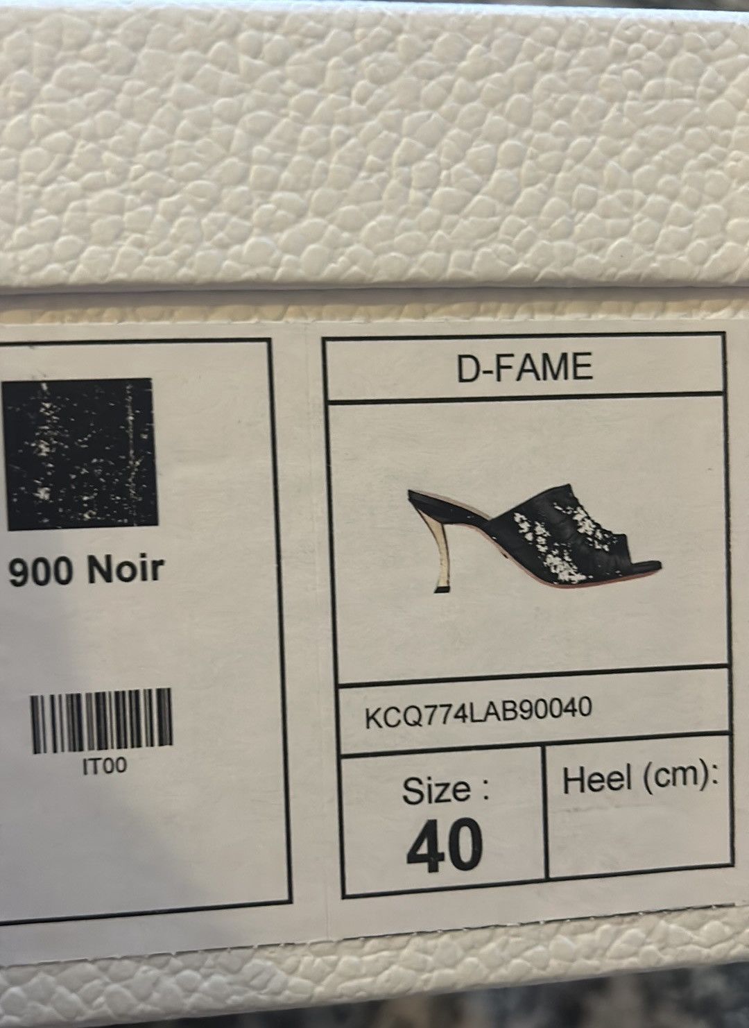 Dior Christian Dior D-Fame Heeled Sandal Black Pleated Lambskin Size US 10 / IT 40 - 7 Thumbnail