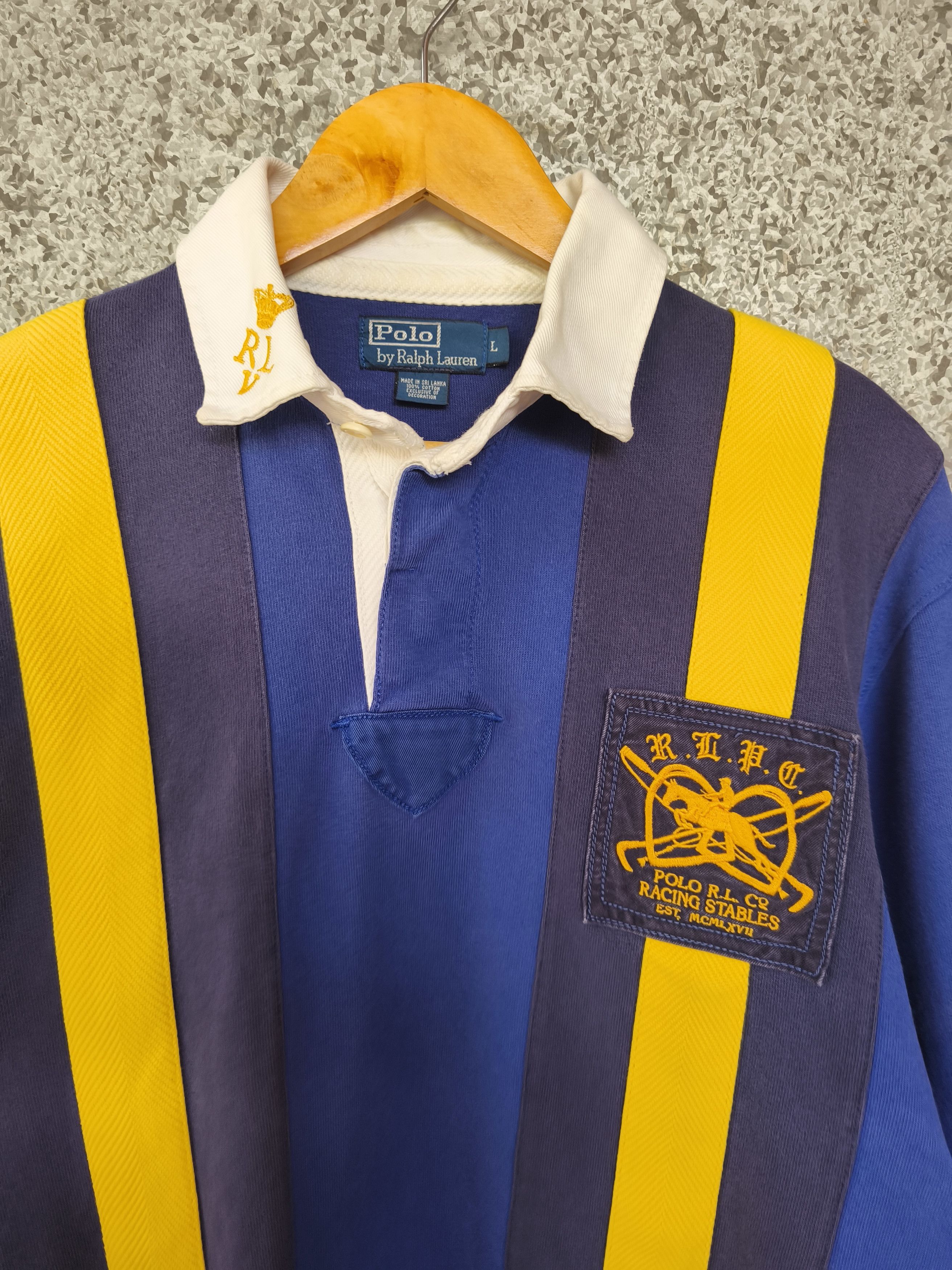 Polo Ralph Lauren 🔥 Rare Polo Ralph Lauren polos long sleeve Polo Rugby Size US L / EU 52-54 / 3 - 2 Thumbnail