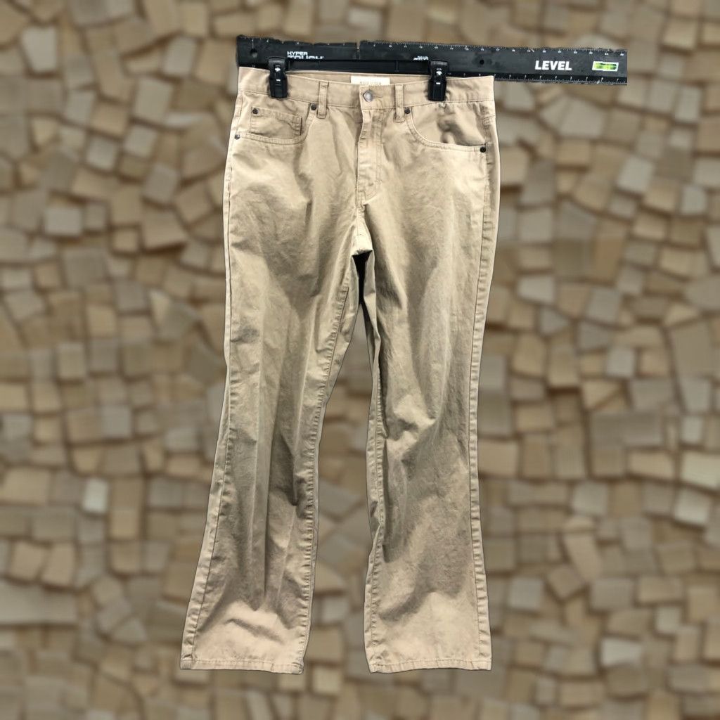 Vintage Sonoma Chino Pants 32x32 Beige Medium Wash Logo Flat Front 5-Pocket Classic Straight Men’s Pants Size US 32 / EU 48 - 1 Thumbnail