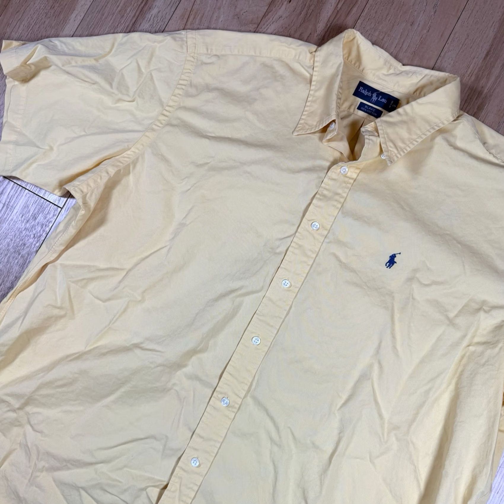 Ralph Lauren VINTAGE Polo Ralph Lauren Button Shirt Mens 2XL Blue Cotton Polo Button Shirt Casual Men Blues Preppy Polo Ralph Lauren Mens 2XL Blue Cotton Size US XXL / EU 58 / 5 - 2 Thumbnail