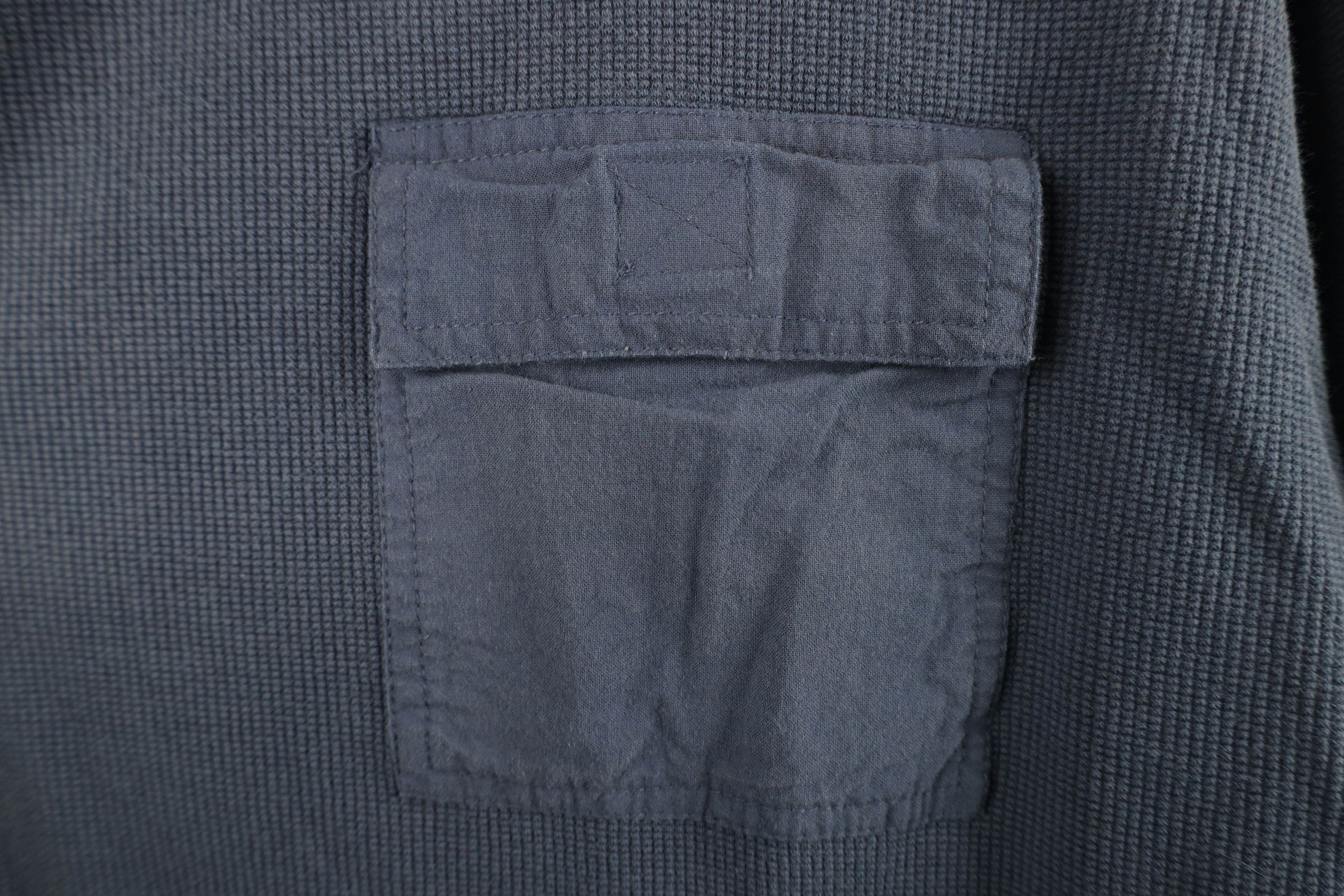 Vintage Vintage 90s Streetwear Waffle Knit Long Sleeve T-Shirt Size US M / EU 48-50 / 2 - 4 Thumbnail