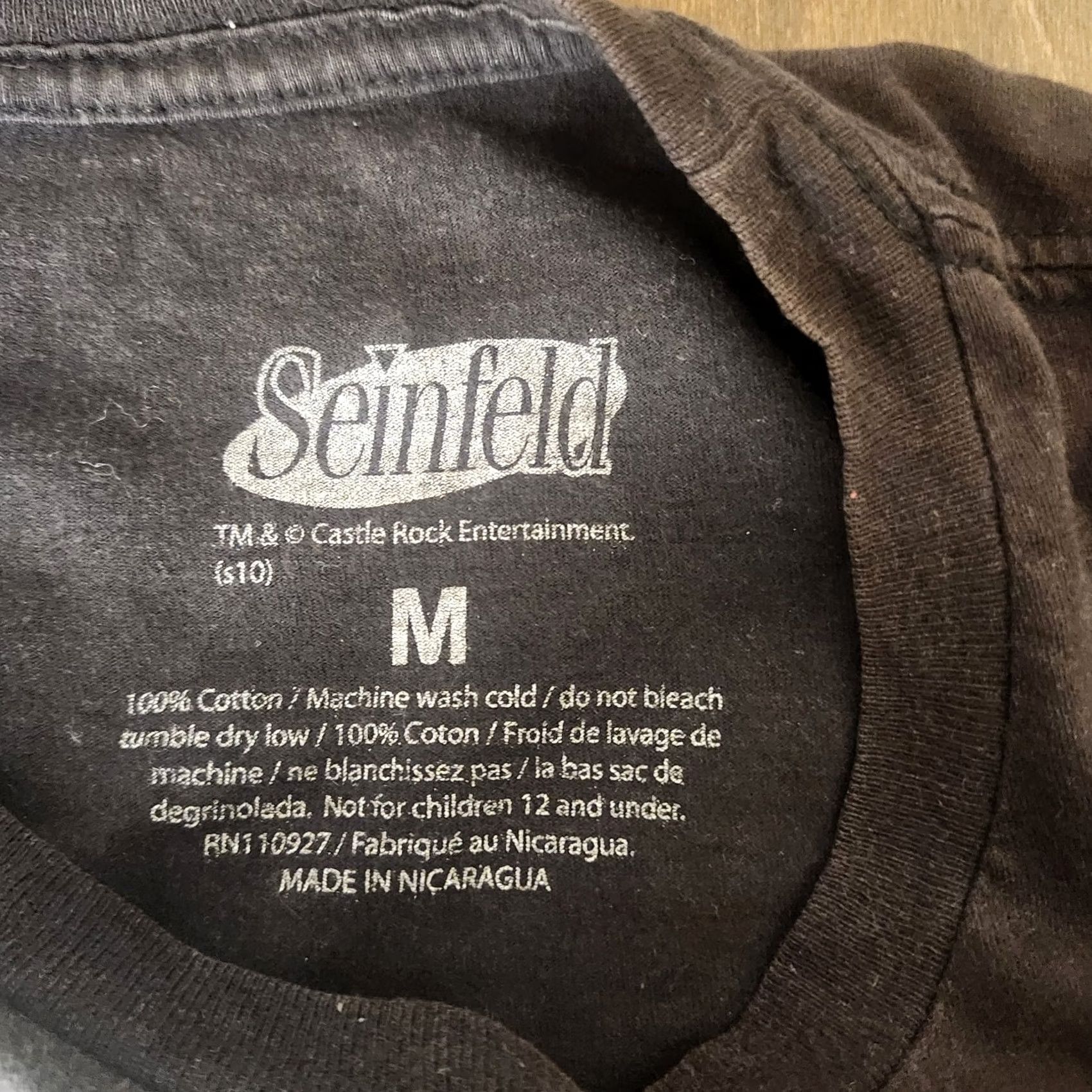 Vintage VINTAGE Seinfeld Kramer Mugshot T Shirt Mens M Black Graphic Tee Castle Rock Size US M / EU 48-50 / 2 - 7 Thumbnail