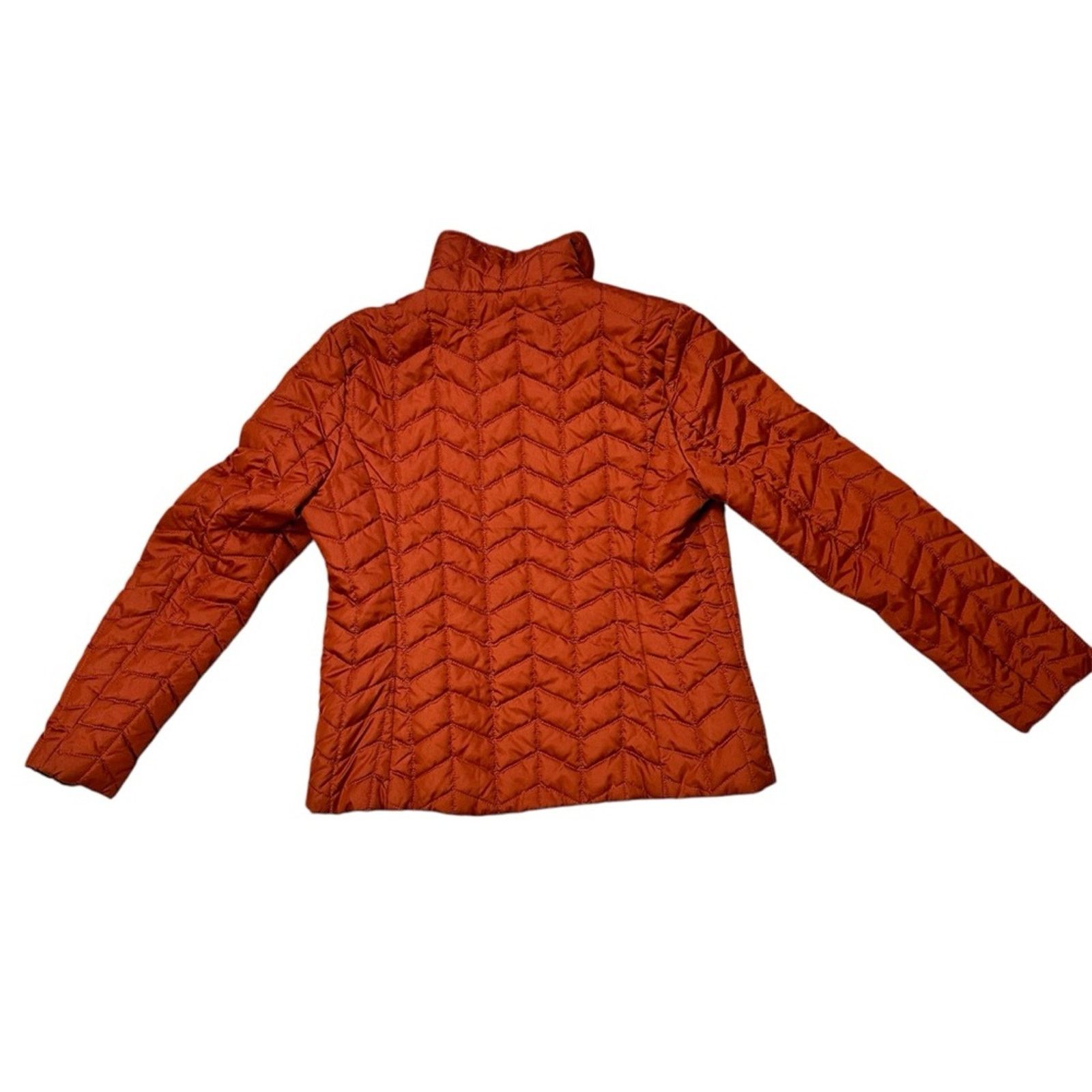 G.H. Bass & Co. GH Bass Quilted Zip-Up Jacket - Women’s Medium - Orange Size M / US 6-8 / IT 42-44 - 3 Thumbnail