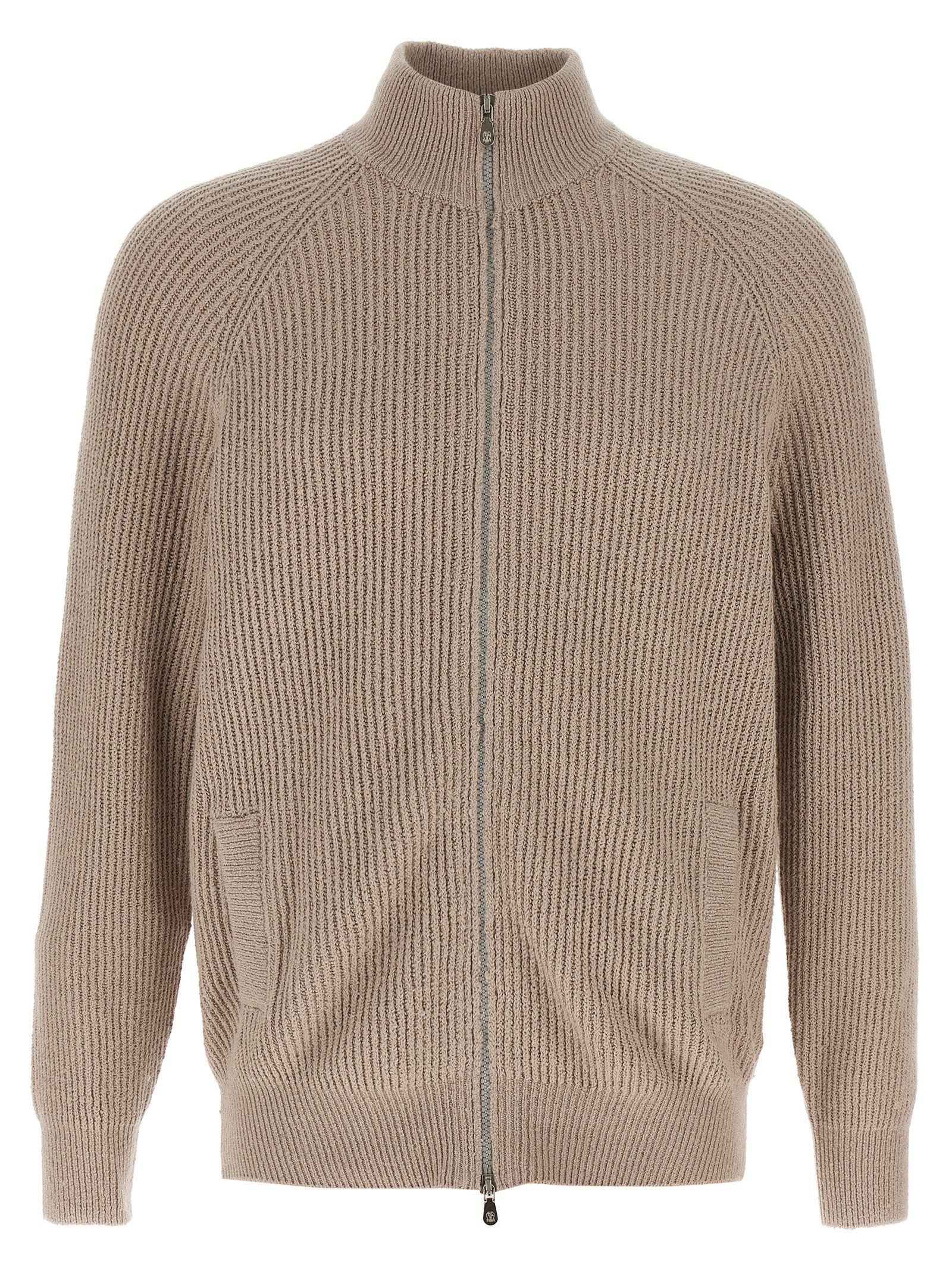Brunello Cucinelli Zip Cardigan Size US M / EU 48-50 / 2 - 1 Thumbnail