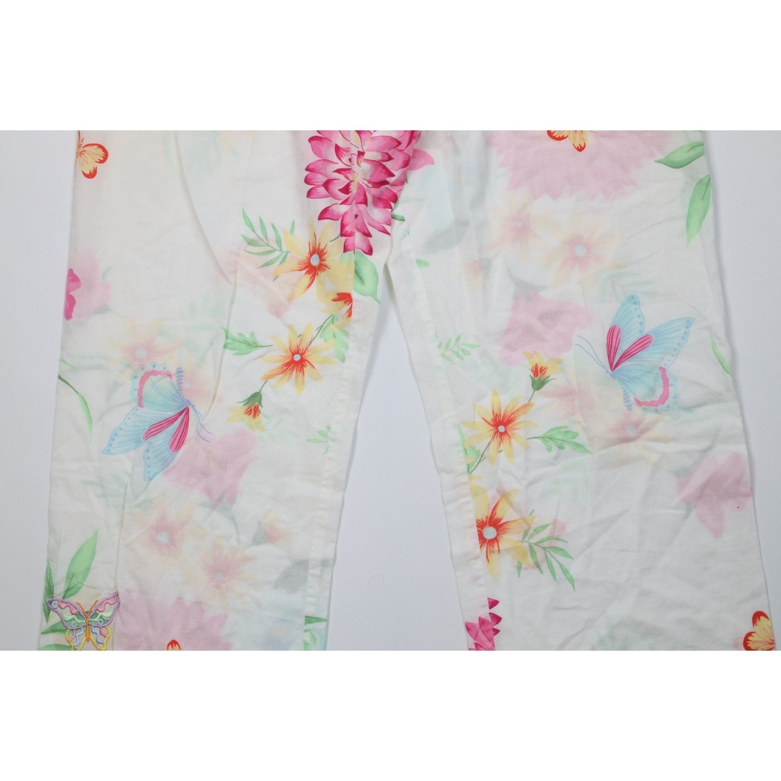 Victoria's Secret Vintage Victoria's Secret 2 Piece Flower Butterfly Pajamas Size M / US 6-8 / IT 42-44 - 11 Thumbnail