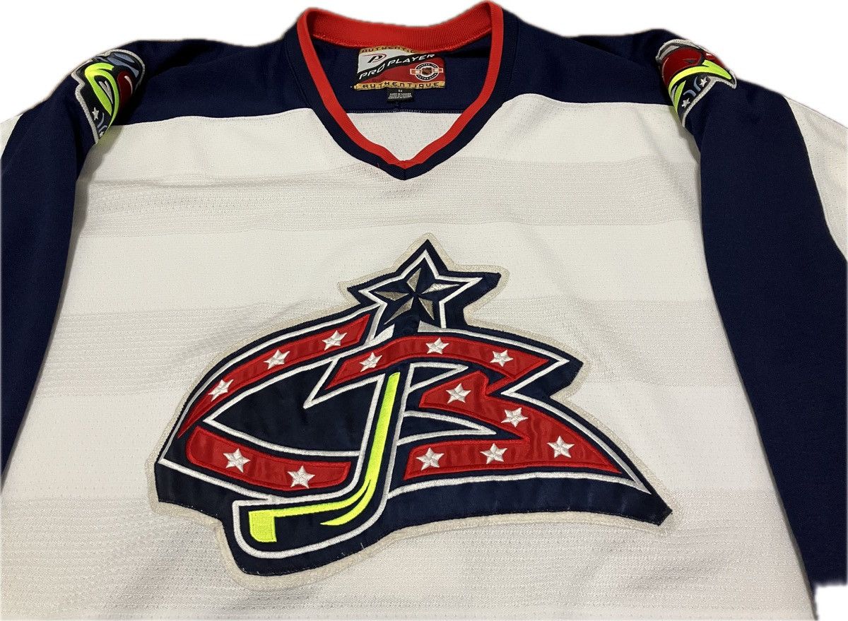 Pro Player Columbus Blue Jackets Pro Player Auth NHL Hockey Jersey 52 Size US XXL / EU 58 / 5 - 2 Thumbnail