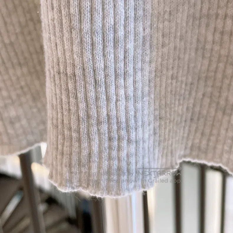 Brunello Cucinelli Brunello Cucinelli Gray Cashmere Knit Thin Sweater Size XS / US 0-2 / IT 36-38 - 6 Thumbnail