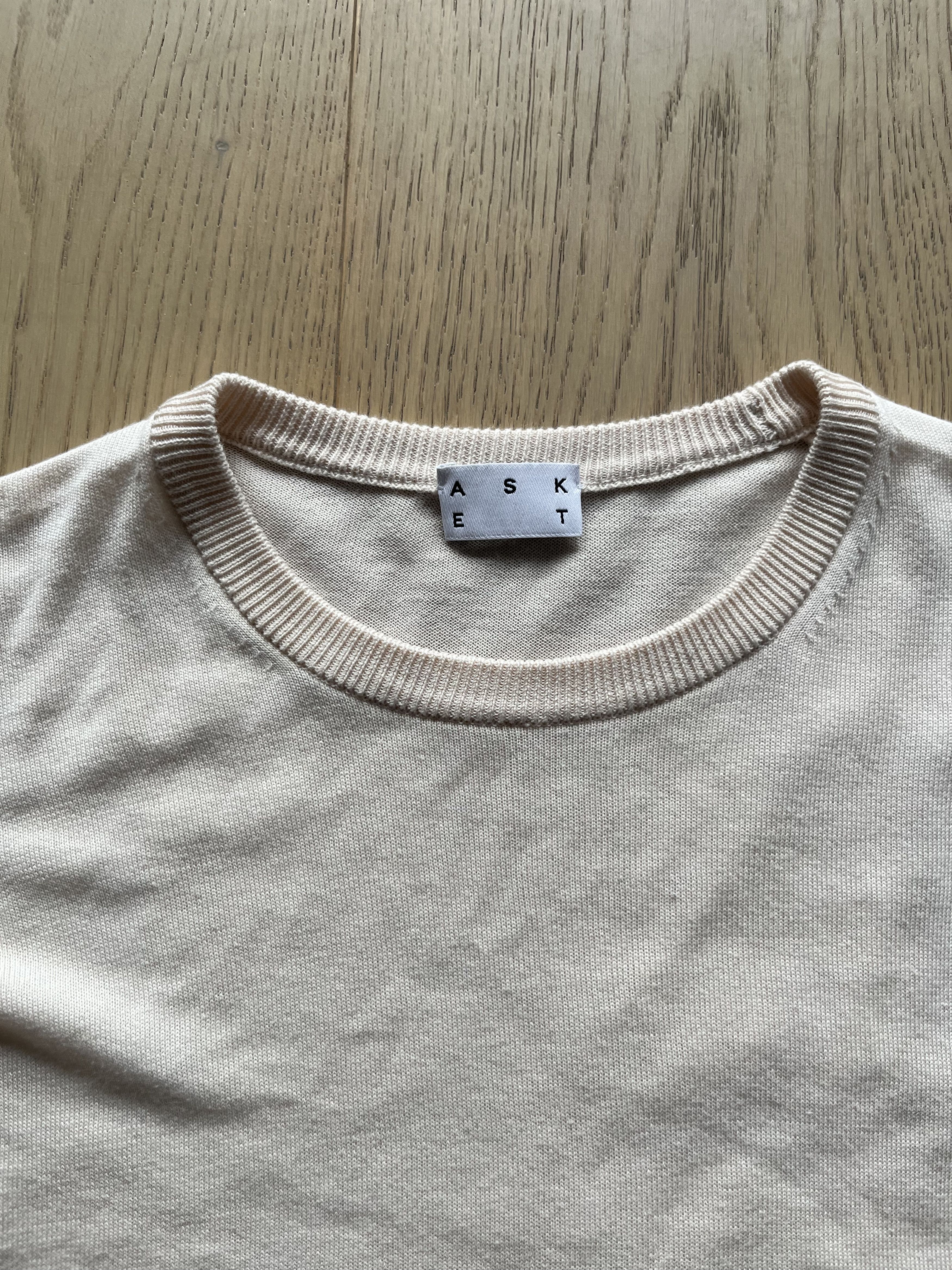 Asket Asket 'The Cotton Sweater' in Off-White Size US S / EU 44-46 / 1 - 3 Thumbnail