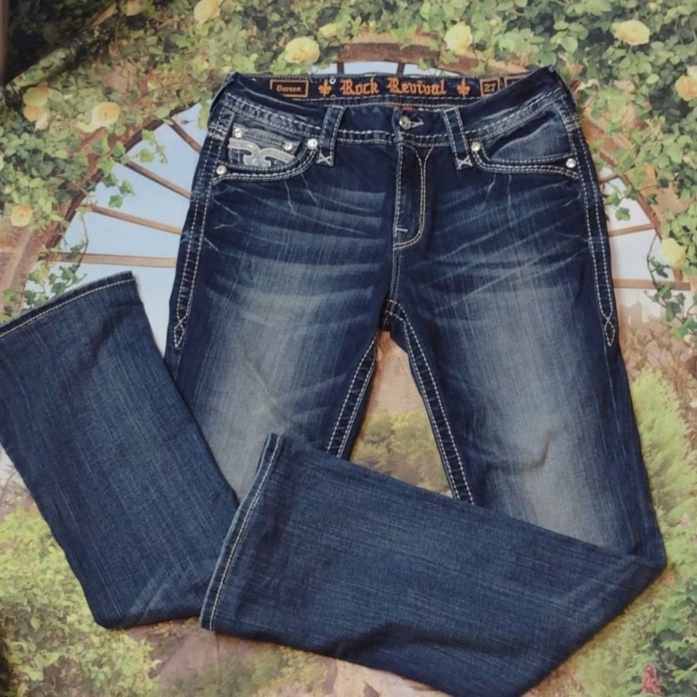 Rock Revival ROCK revival doreen easy boot jeans size 27 Size 27" / US 4 / IT 40 - 1 Thumbnail
