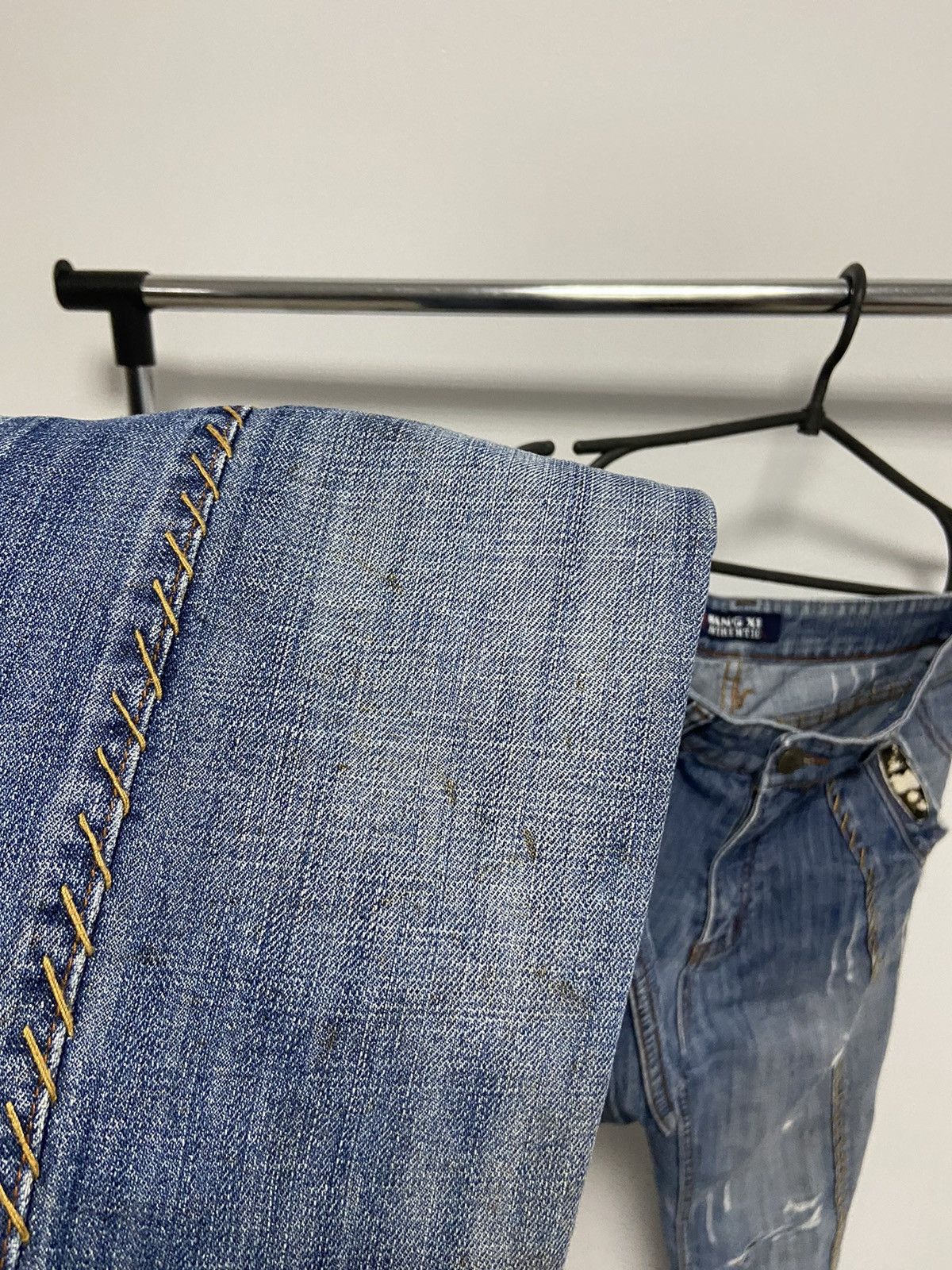 Japanese Brand × Vintage Bucks Dollars jeans Pants Japanese Vintage Small Logo Kang Size US 31 - 18 Thumbnail