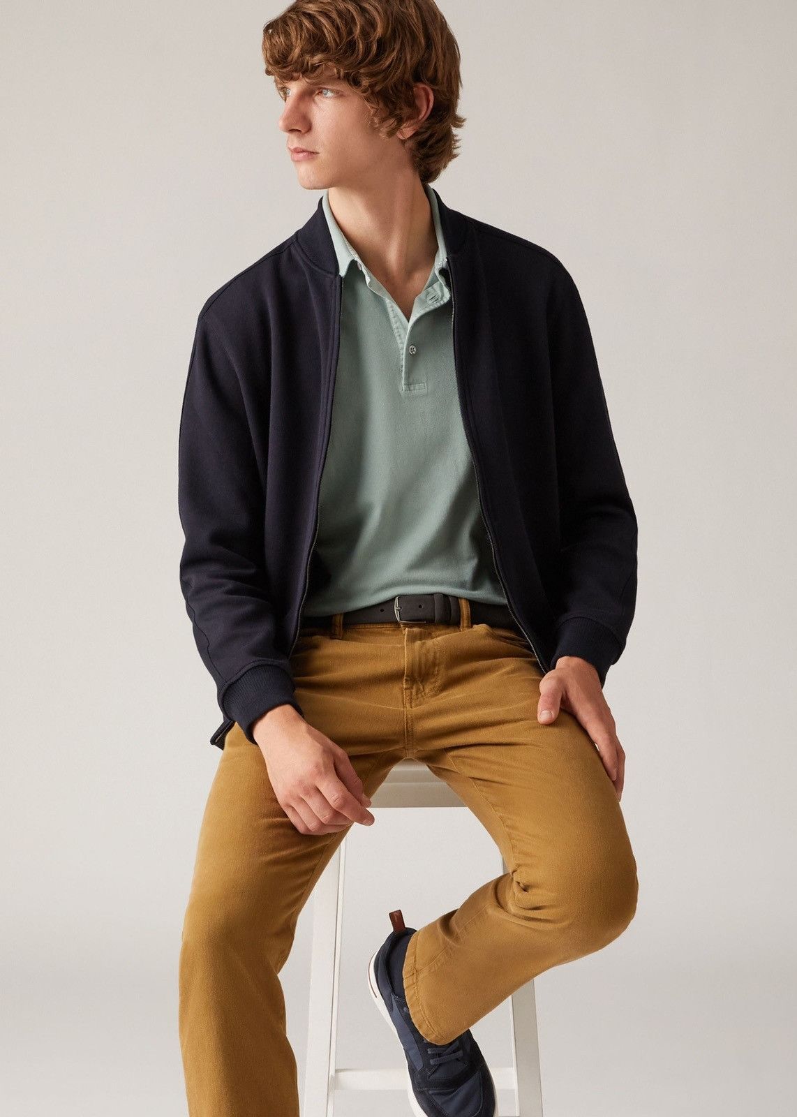 o1loc1c0124 Quarona Five-Pocket Trousers in Brown