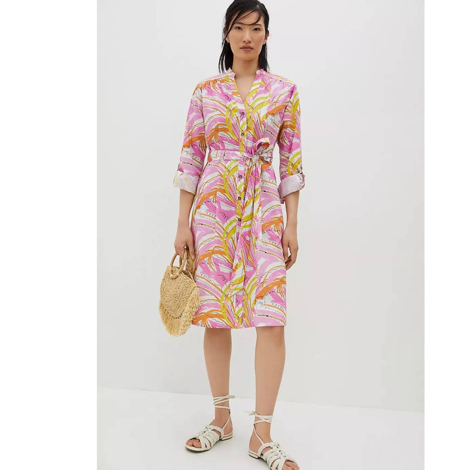 Anthropologie New Vera for Anthropologie Confetti Midi Dress $168 SMALL Size S / US 4 / IT 40 - 4 Thumbnail