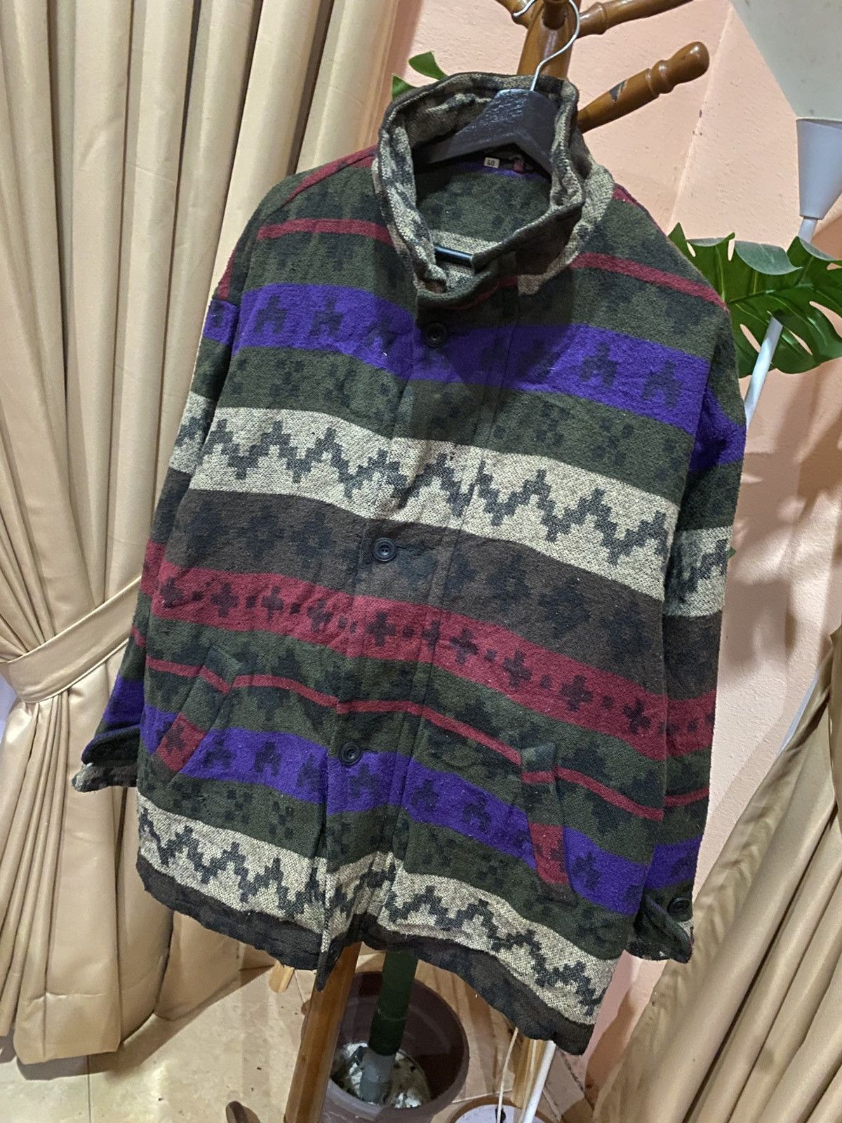 Vintage Vintage Pendleton Aztec Wool Blend Jacket USA Made Size 50 Size US M / EU 48-50 / 2 - 2 Thumbnail