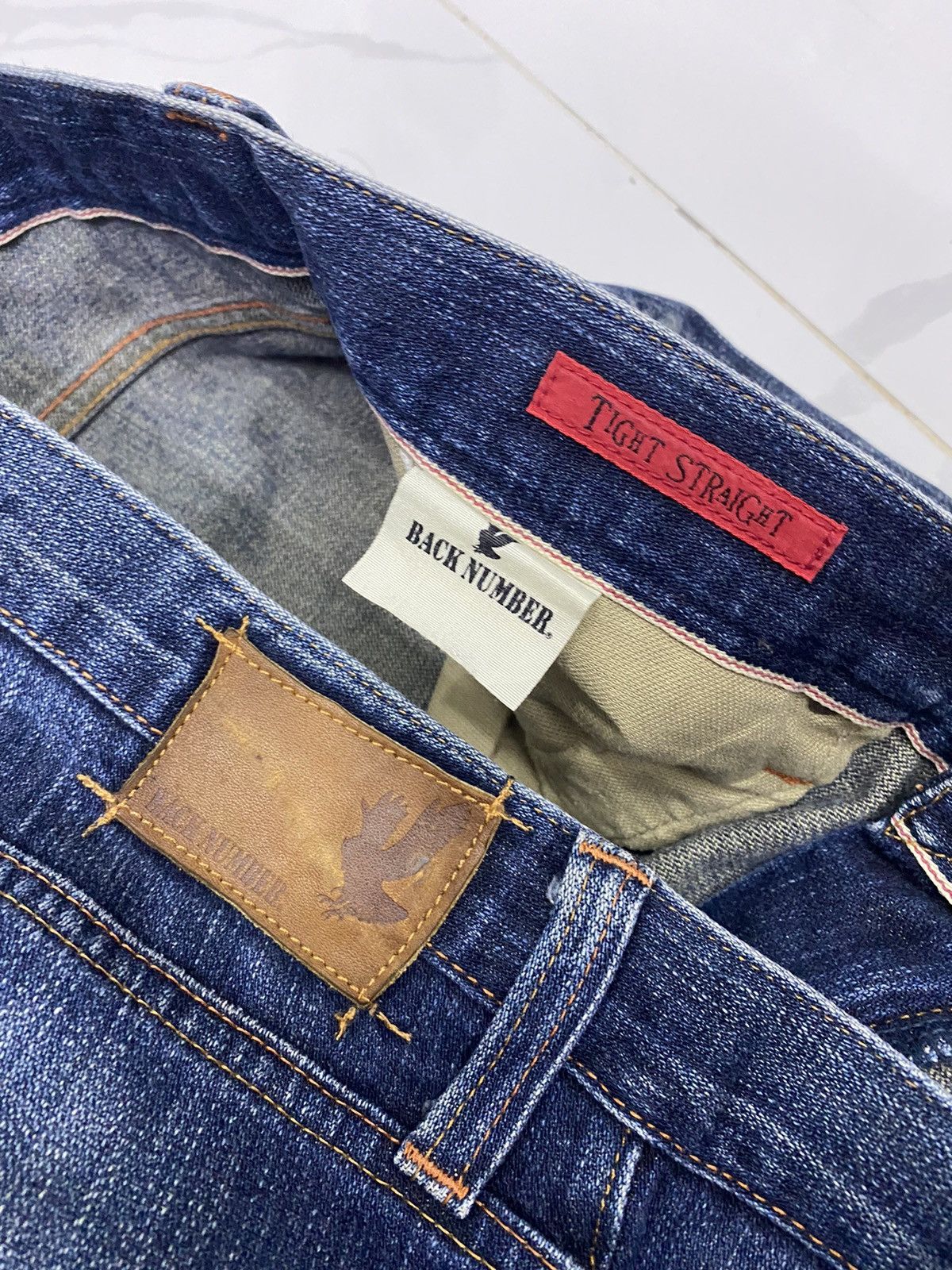 Hysteric Glamour × Japanese Brand SELVEDGE DENIM BACK NUMBER BRAND HYSTERIC GLAMOUR STYLE Size US 33 - 9 Thumbnail