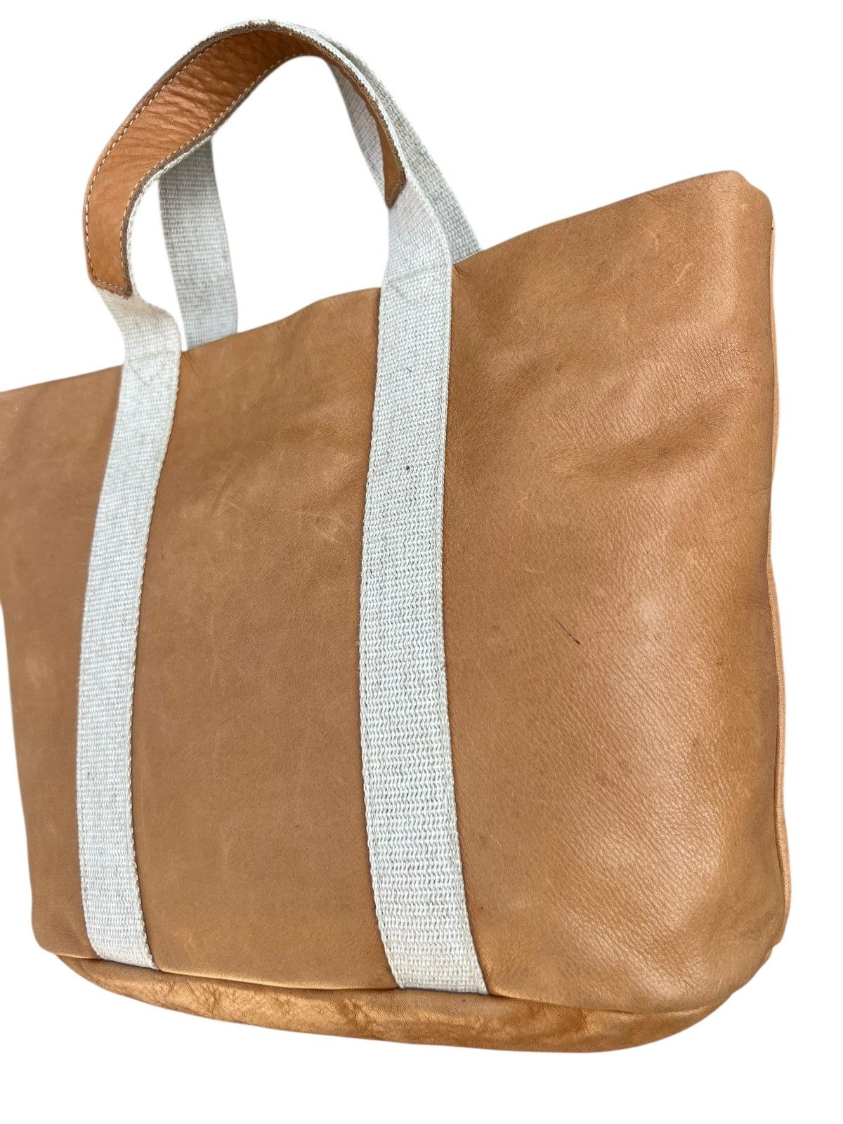 Leather Patina Leather Mini Tote Bag Kanmi Japan Size ONE SIZE - 9 Thumbnail