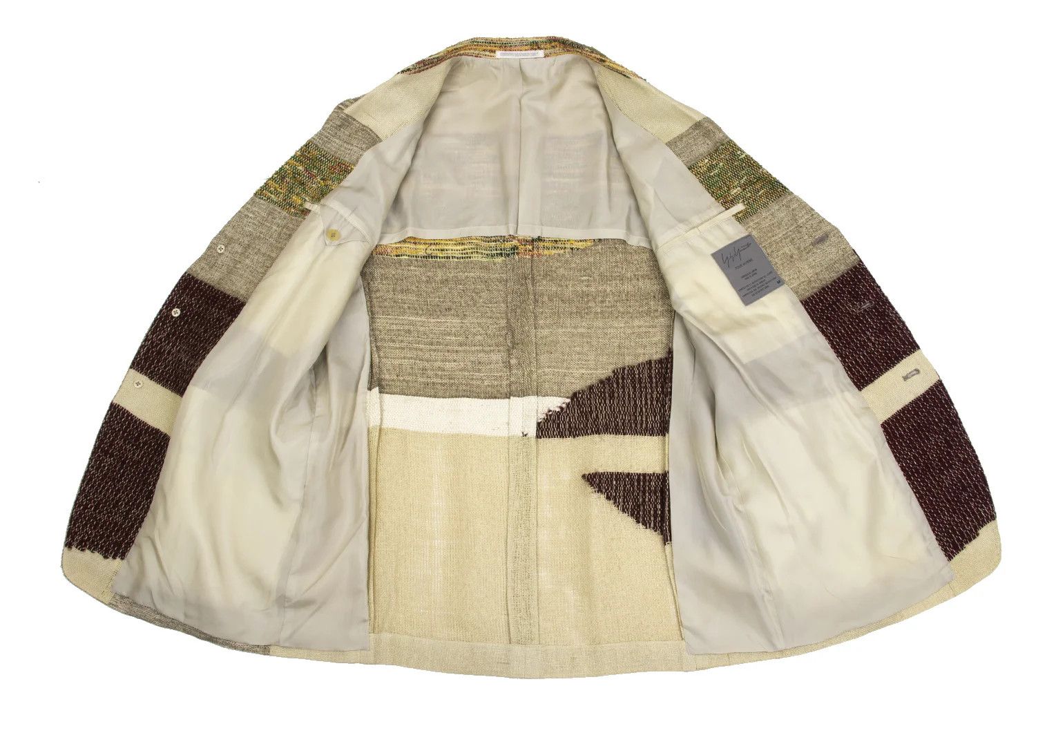 Yohji Yamamoto Yohji Yamamoto Beige T Jacket M Size US M / EU 48-50 / 2 - 11 Thumbnail