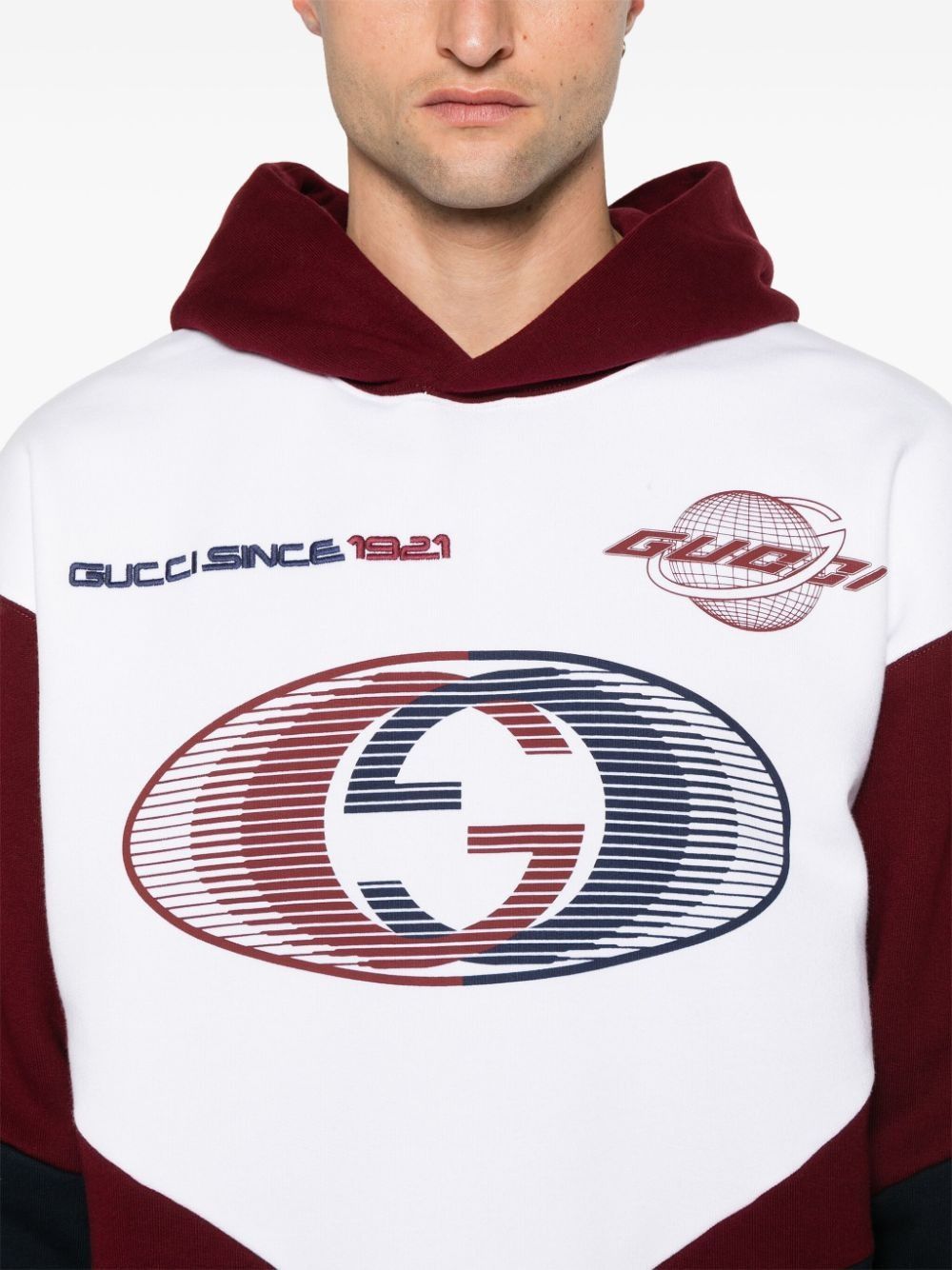 Gucci o1loc1c0925 795476 Cotton Jersey Hooded Sweatshirt Size US M / EU 48-50 / 2 - 5 Thumbnail